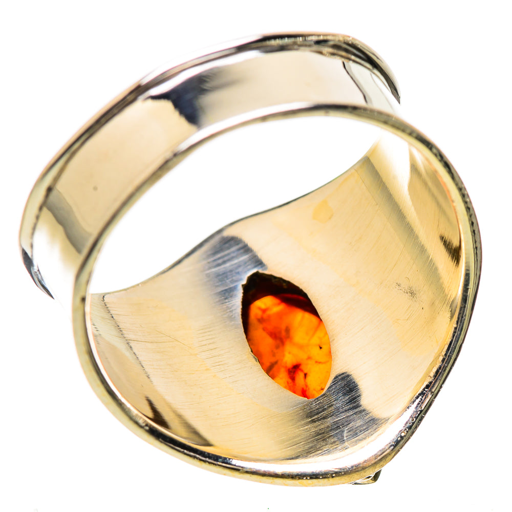 Baltic Amber Ring Size 8.25 (925 Sterling Silver) RING135243