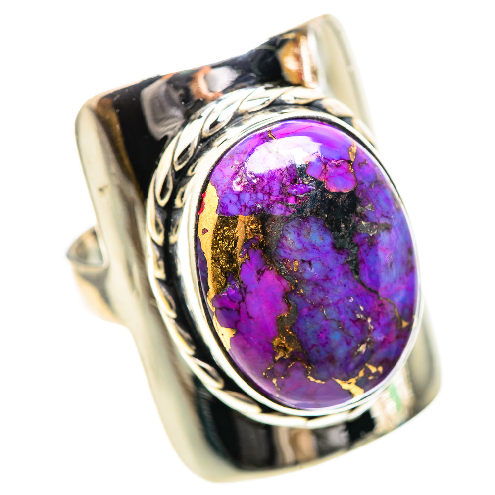 Purple Copper Turquoise 925 Sterling Silver Ring Size 7 Ana Co R136320