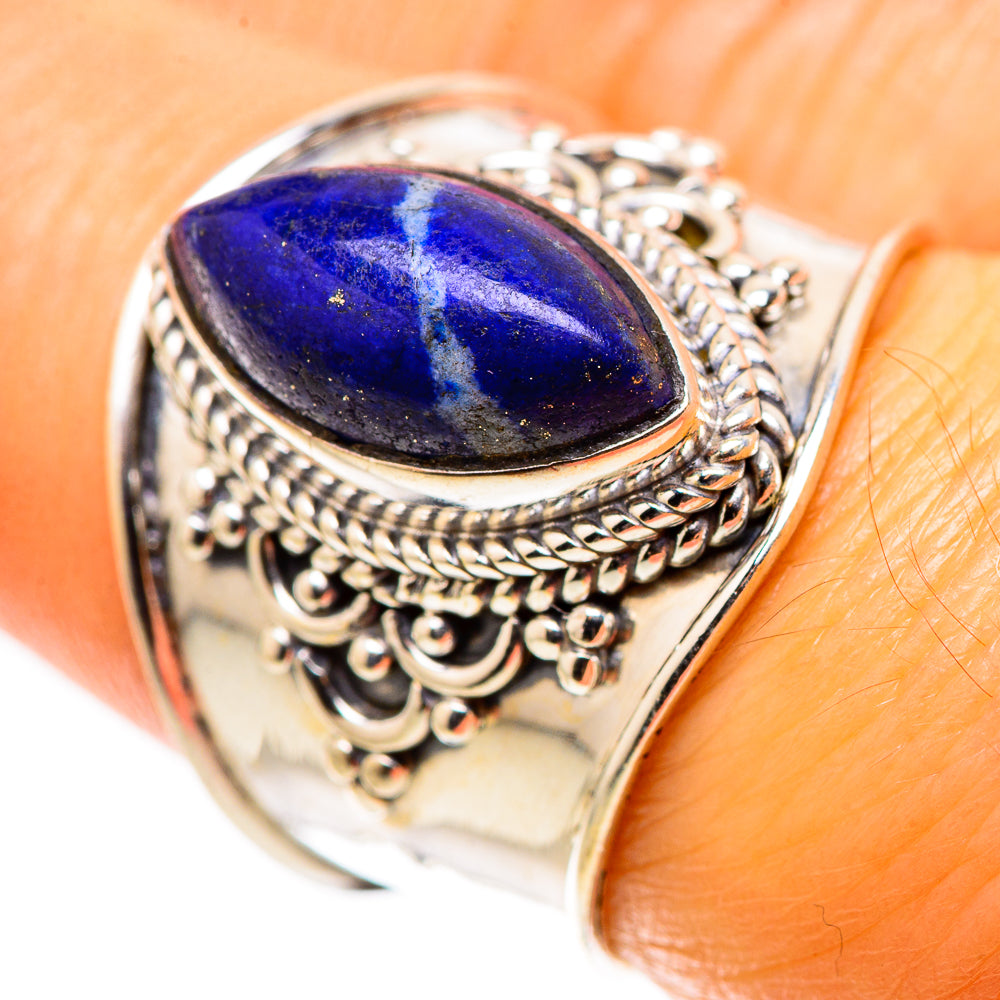 Lapis Lazuli Ring Size 7.25 (925 Sterling Silver) RING134912