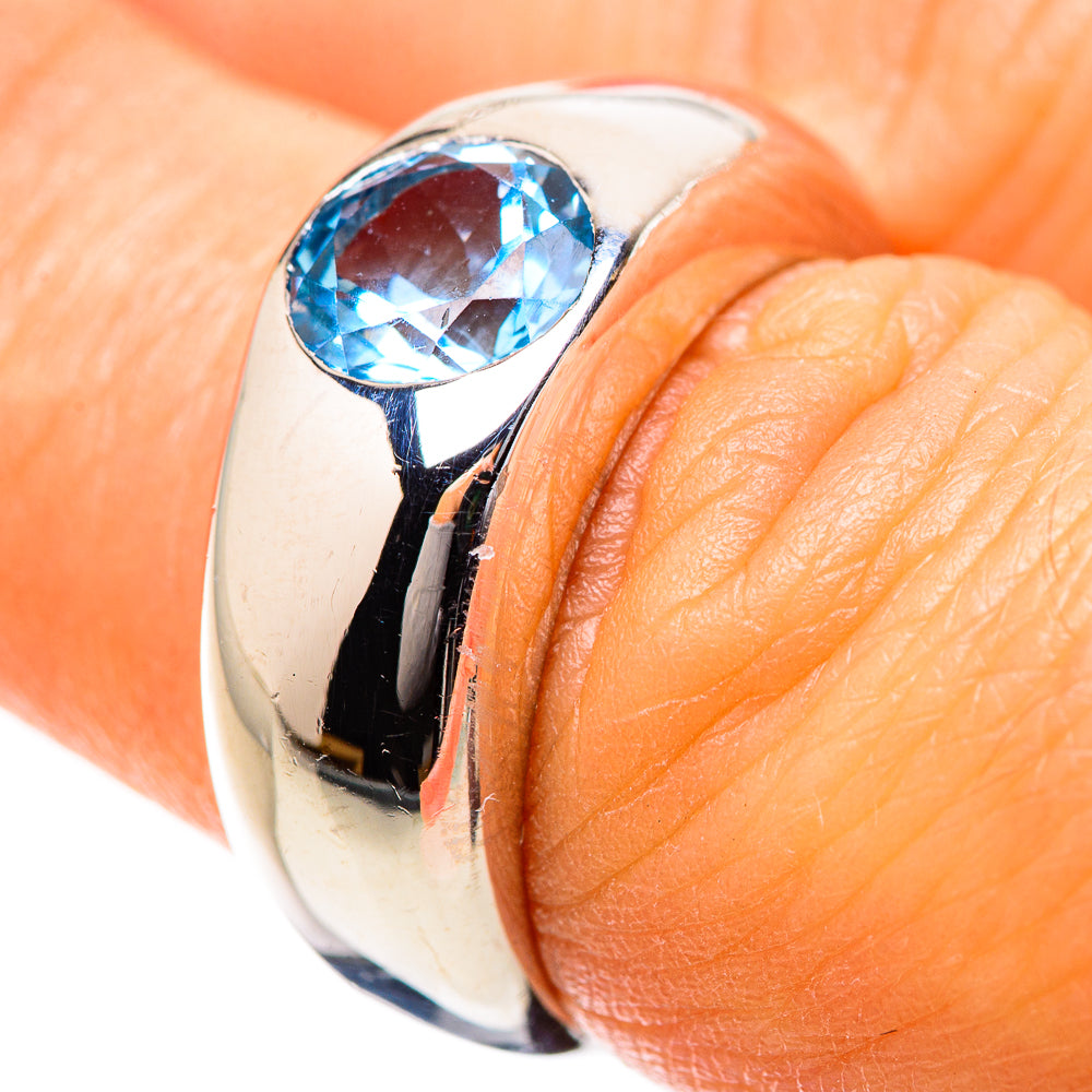 Blue Topaz Ring Size 6.75 (925 Sterling Silver) RING135502