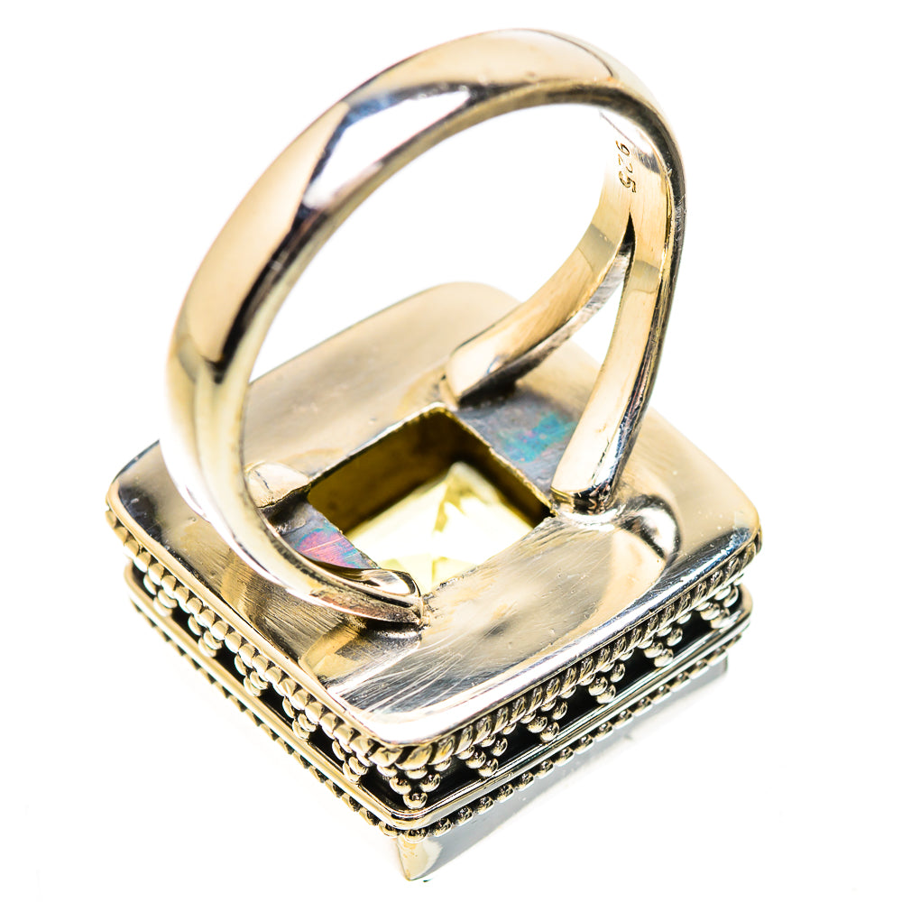 Citrine 925 Sterling Silver Ring Size 7.25 Ana Co R135210