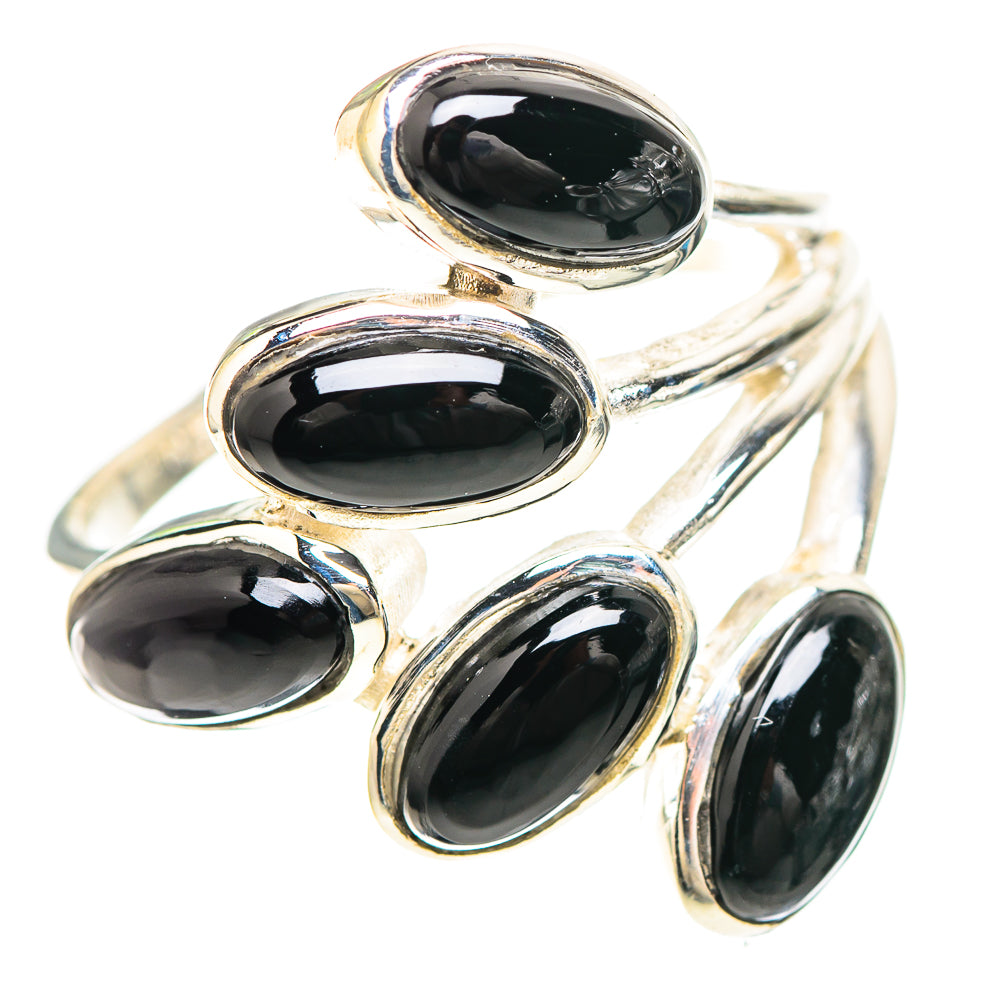 Black Onyx Ring Size 8.25 (925 Sterling Silver) RING137073