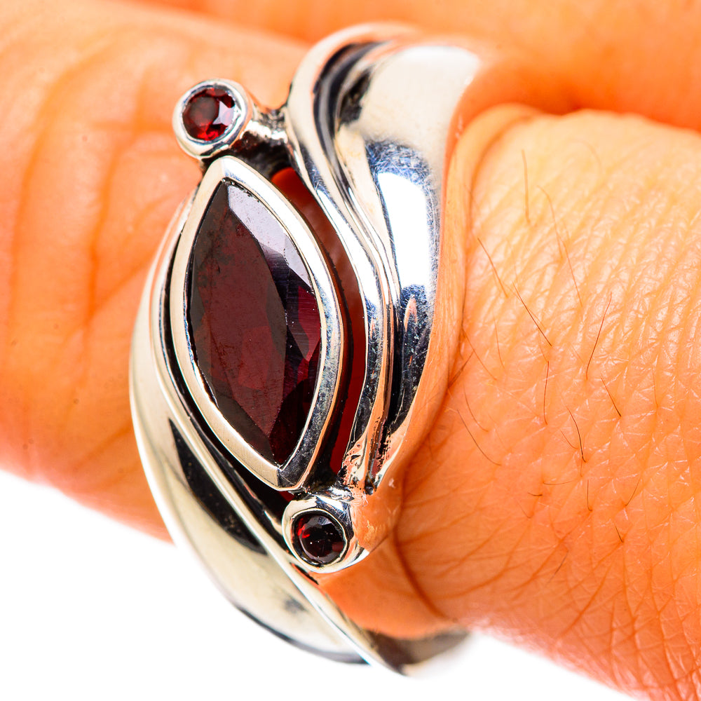 Garnet Ring Size 8 (925 Sterling Silver) RING135637