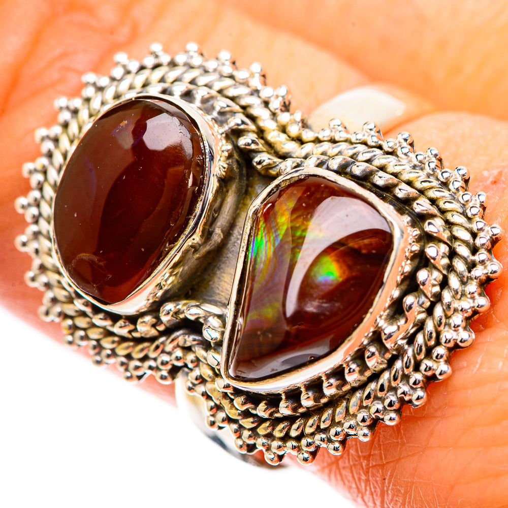 Mexican Fire Agate Ring Size 9 (925 Sterling Silver) RING135484