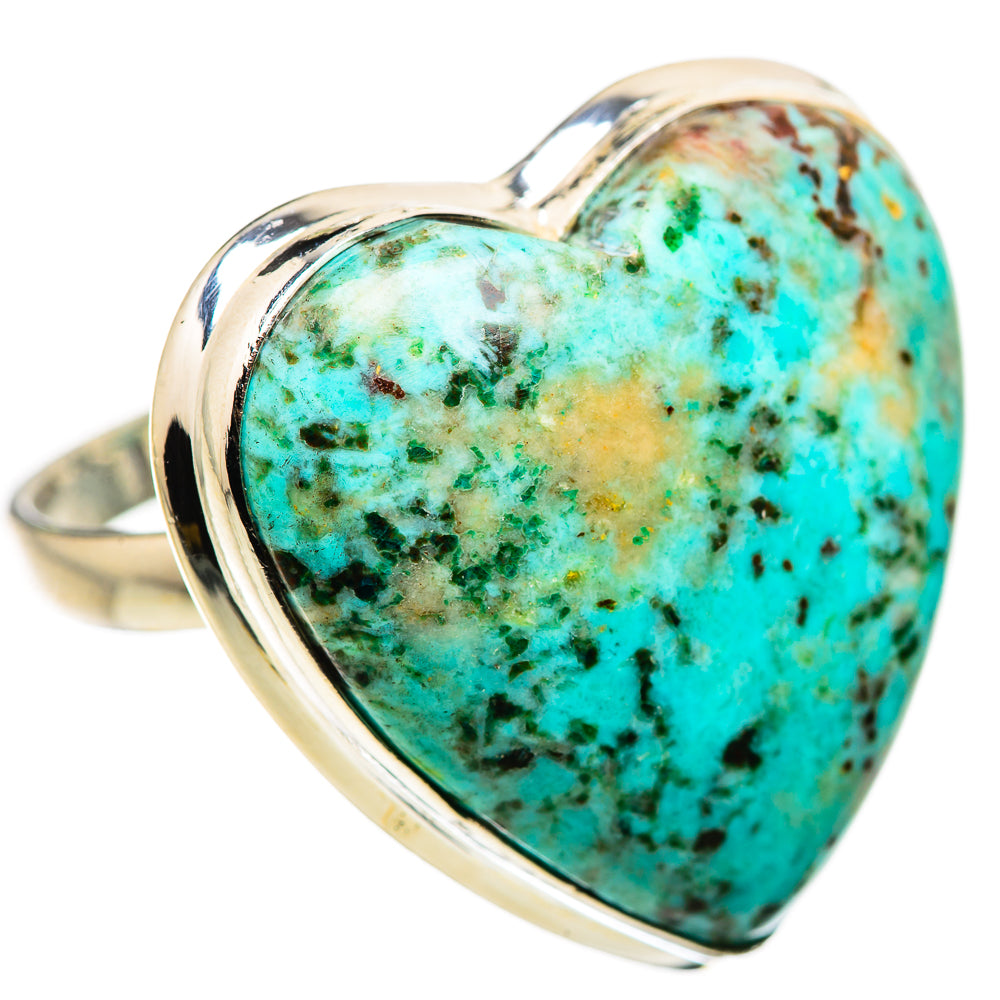 Large African Turquoise Jasper Ring Size 12 (925 Sterling Silver) RING135757