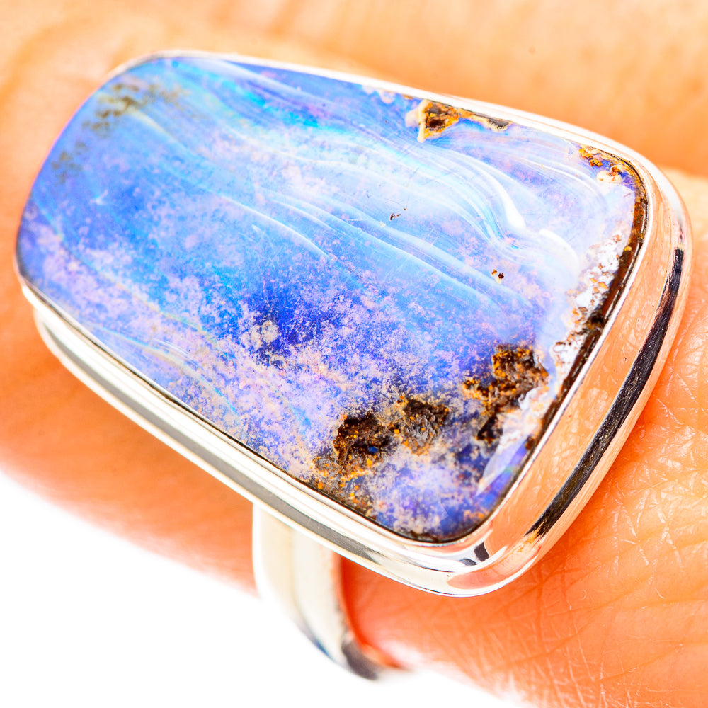 Boulder Opal 925 Sterling Silver Ring Size 8.5 (925 Sterling Silver) RING137508