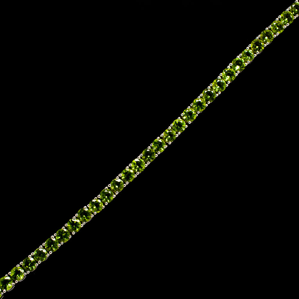 Peridot Bracelets handcrafted by Anasilvercos - BR876345