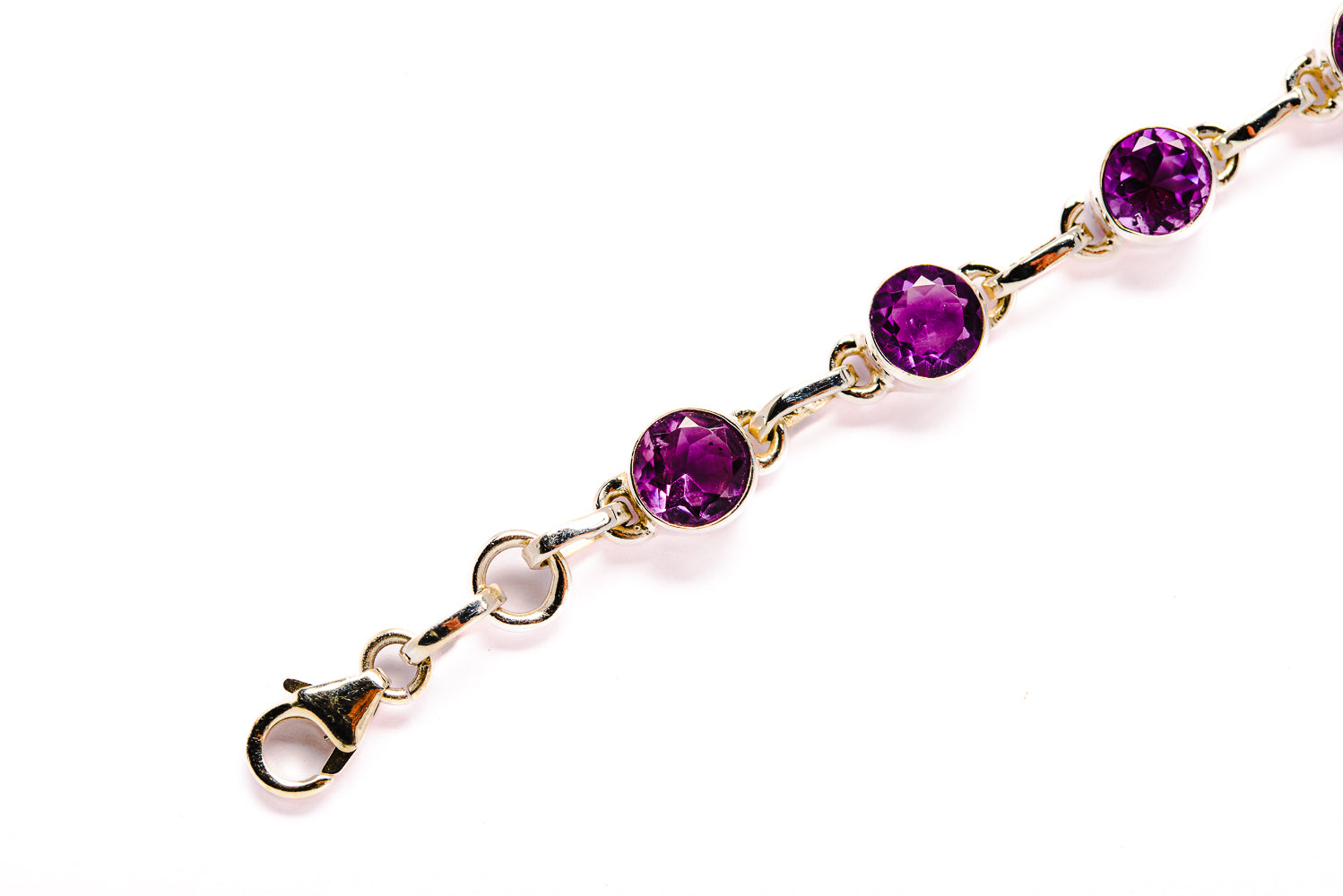 Amethyst Bracelets handcrafted by Anasilvercos - BR876385
