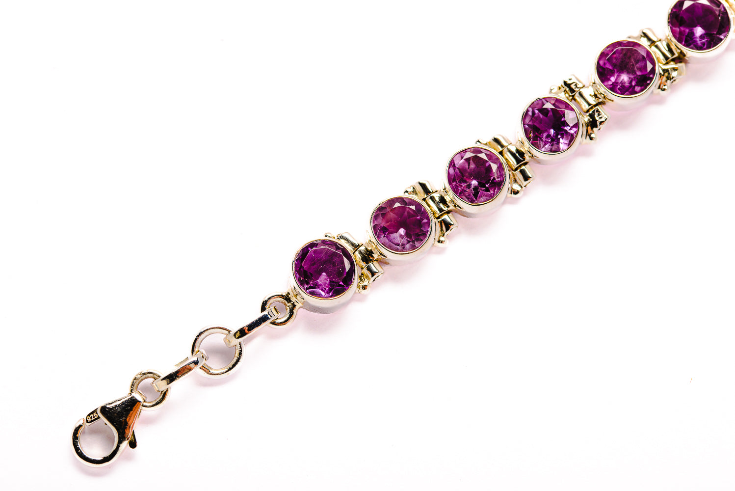 Amethyst Bracelets handcrafted by Anasilvercos - BR876386