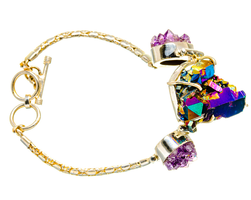Titanium Sunshine Druzy Bracelets handcrafted by Anasilvercos - BR900153 - Photo 3