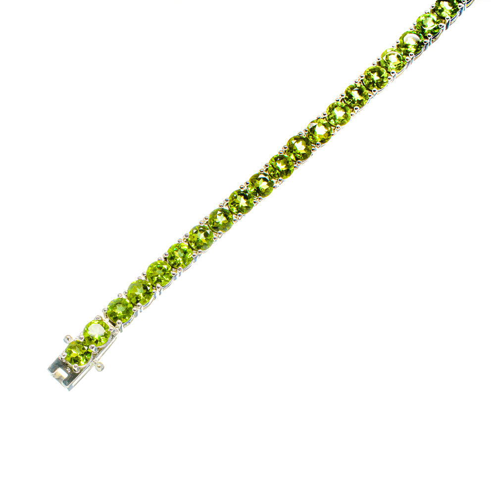 Peridot Bracelets handcrafted by Anasilvercos - BR876345