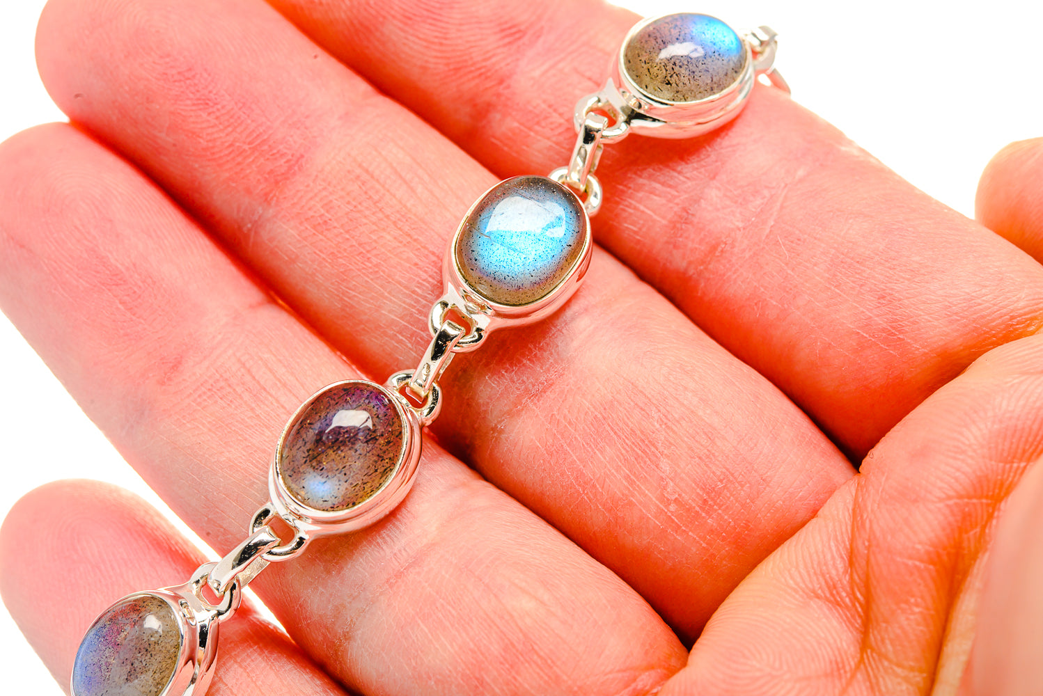 Labradorite Bracelets handcrafted by Anasilvercos - BR876383