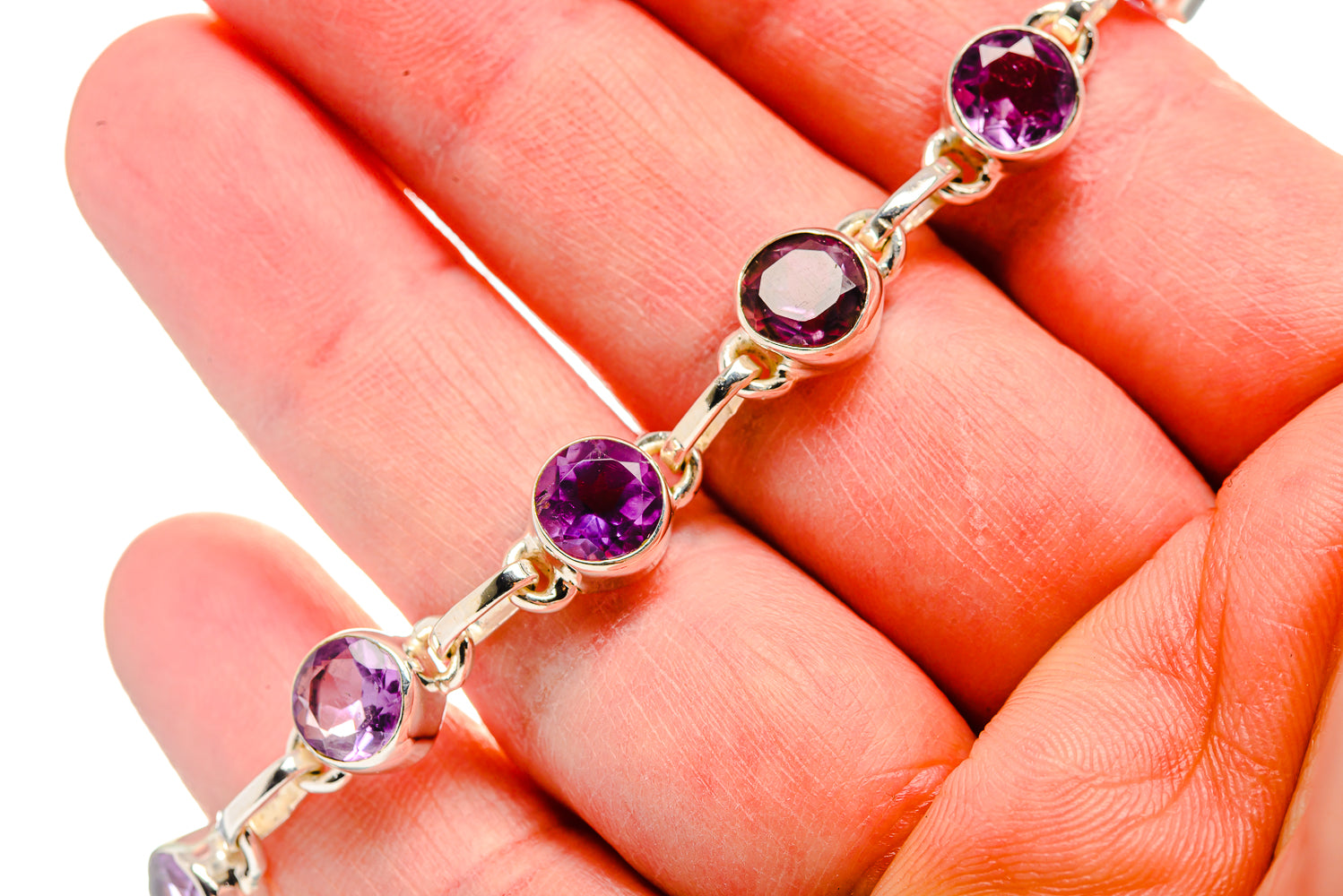 Amethyst Bracelets handcrafted by Anasilvercos - BR876385