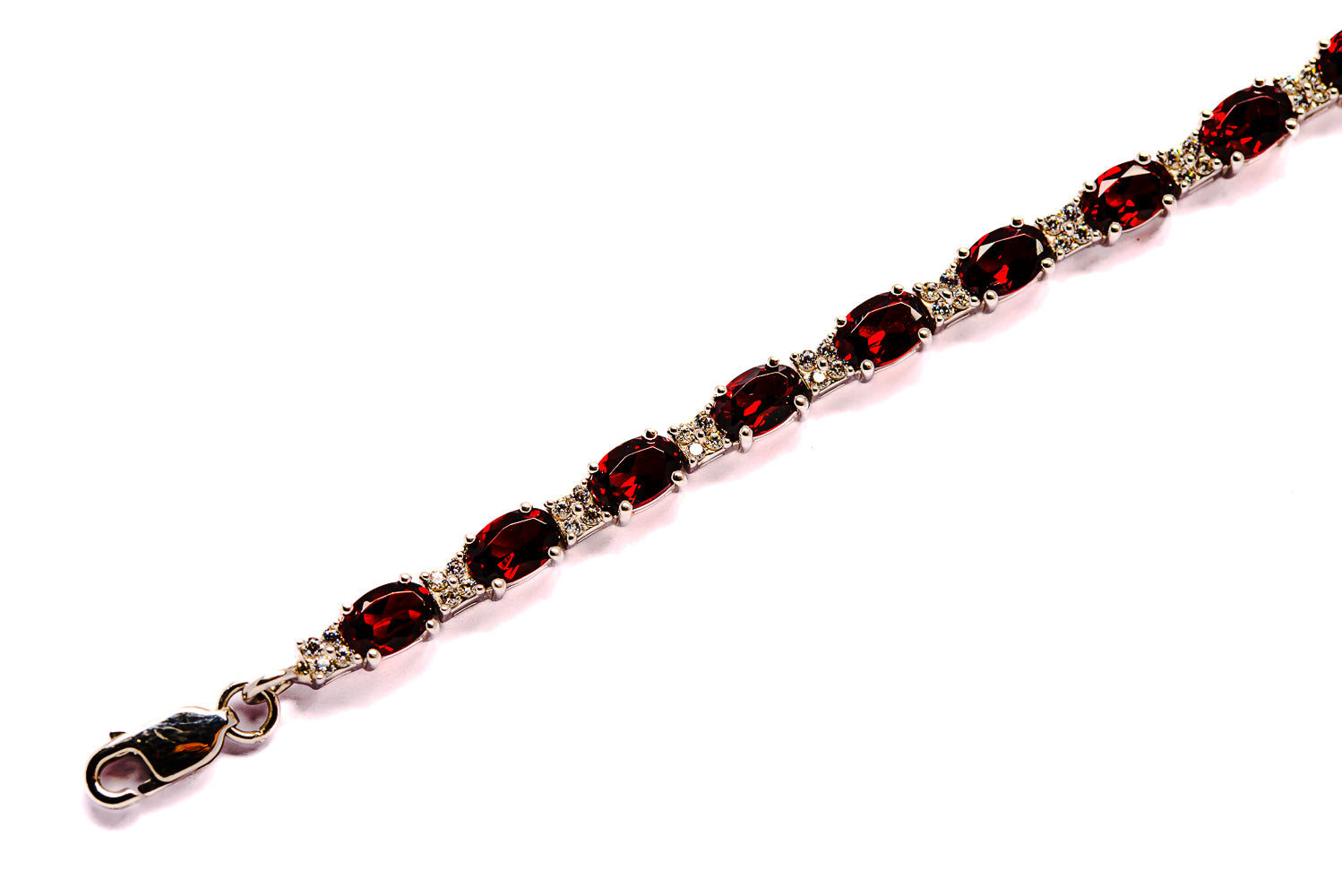 Garnet Bracelets handcrafted by Anasilvercos - BR90022 - Photo 3