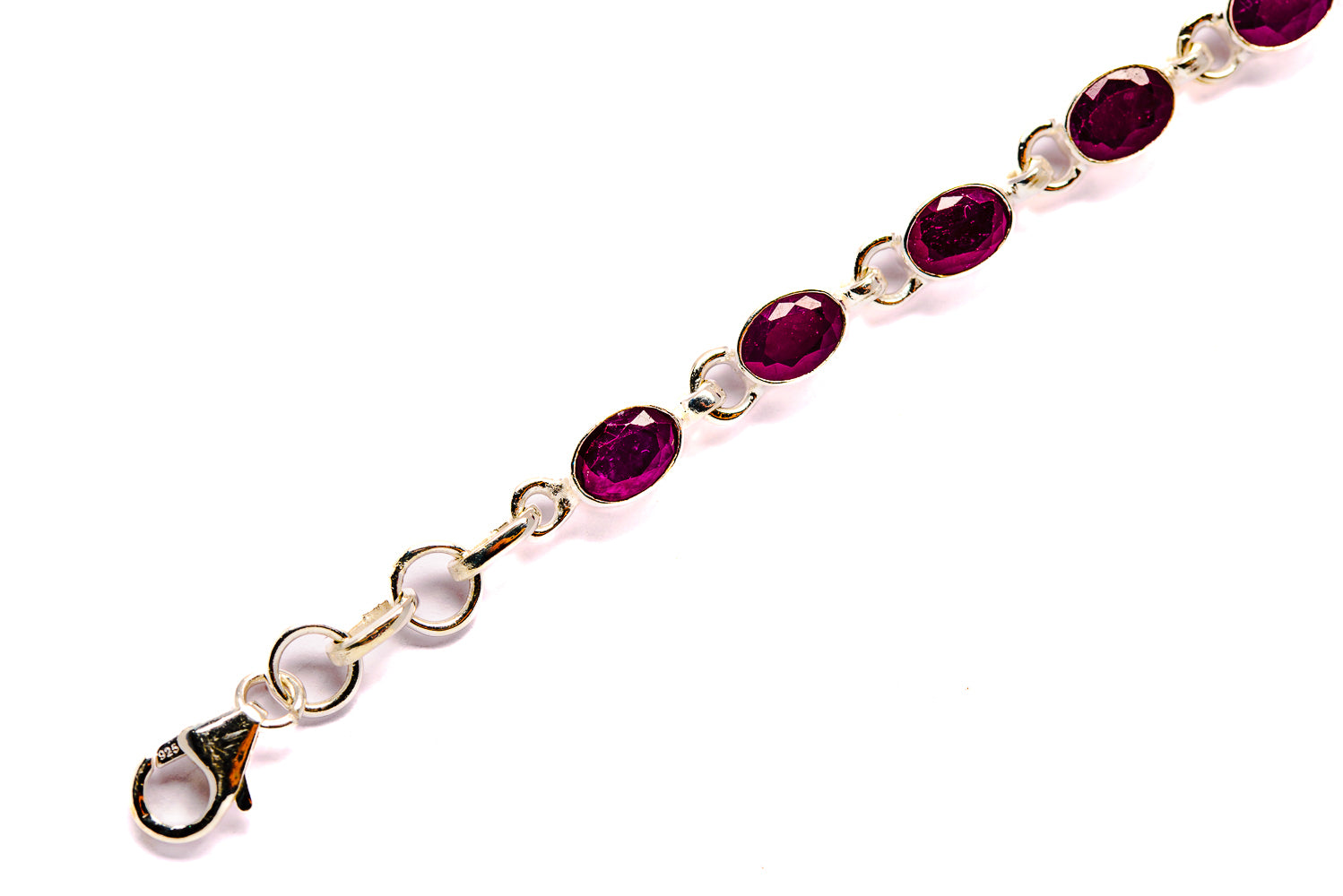 Ruby Bracelets handcrafted by Anasilvercos - BR90027 - Photo 3