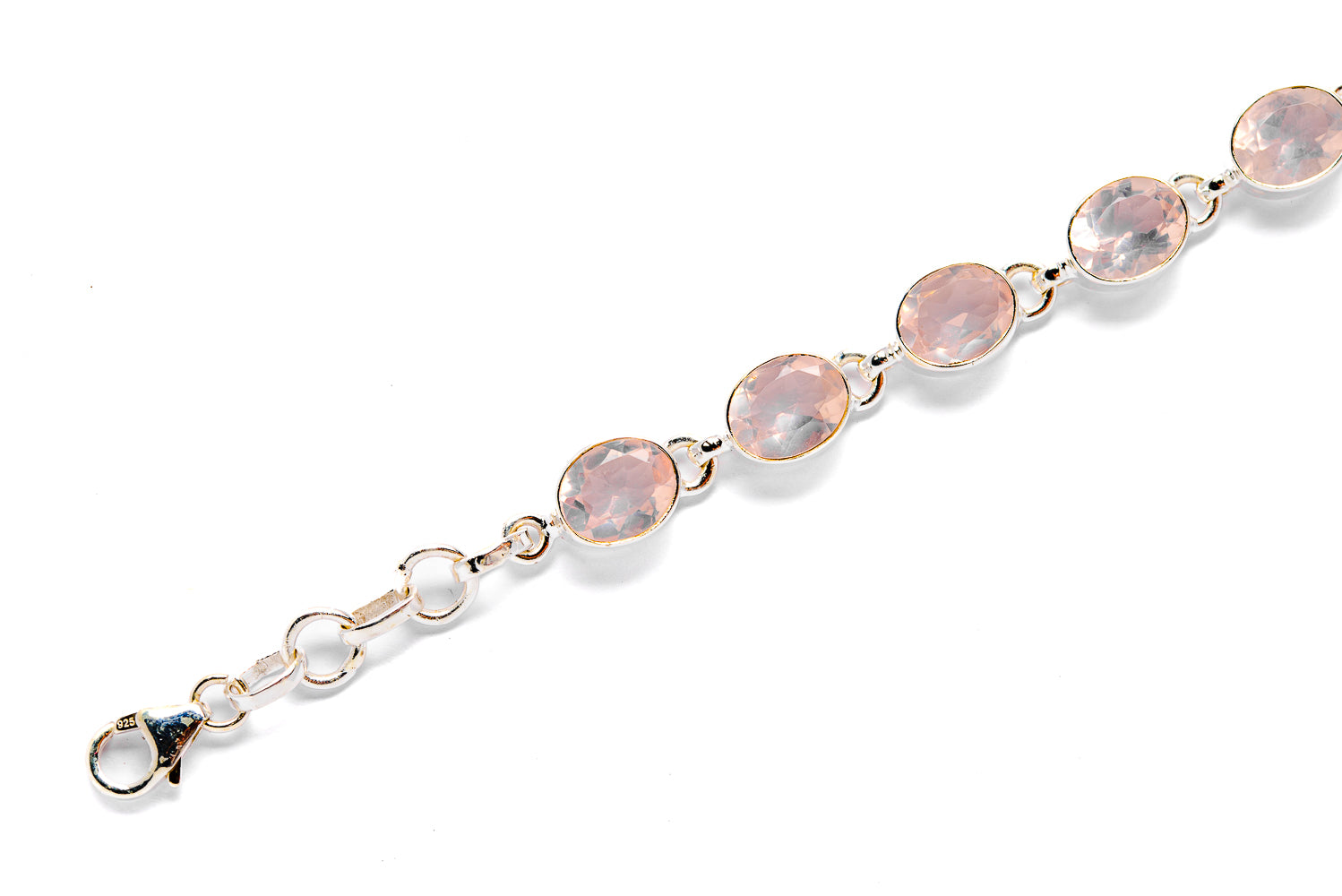 Rose Quartz Bracelets handcrafted by Anasilvercos - BR90030 - Photo 3
