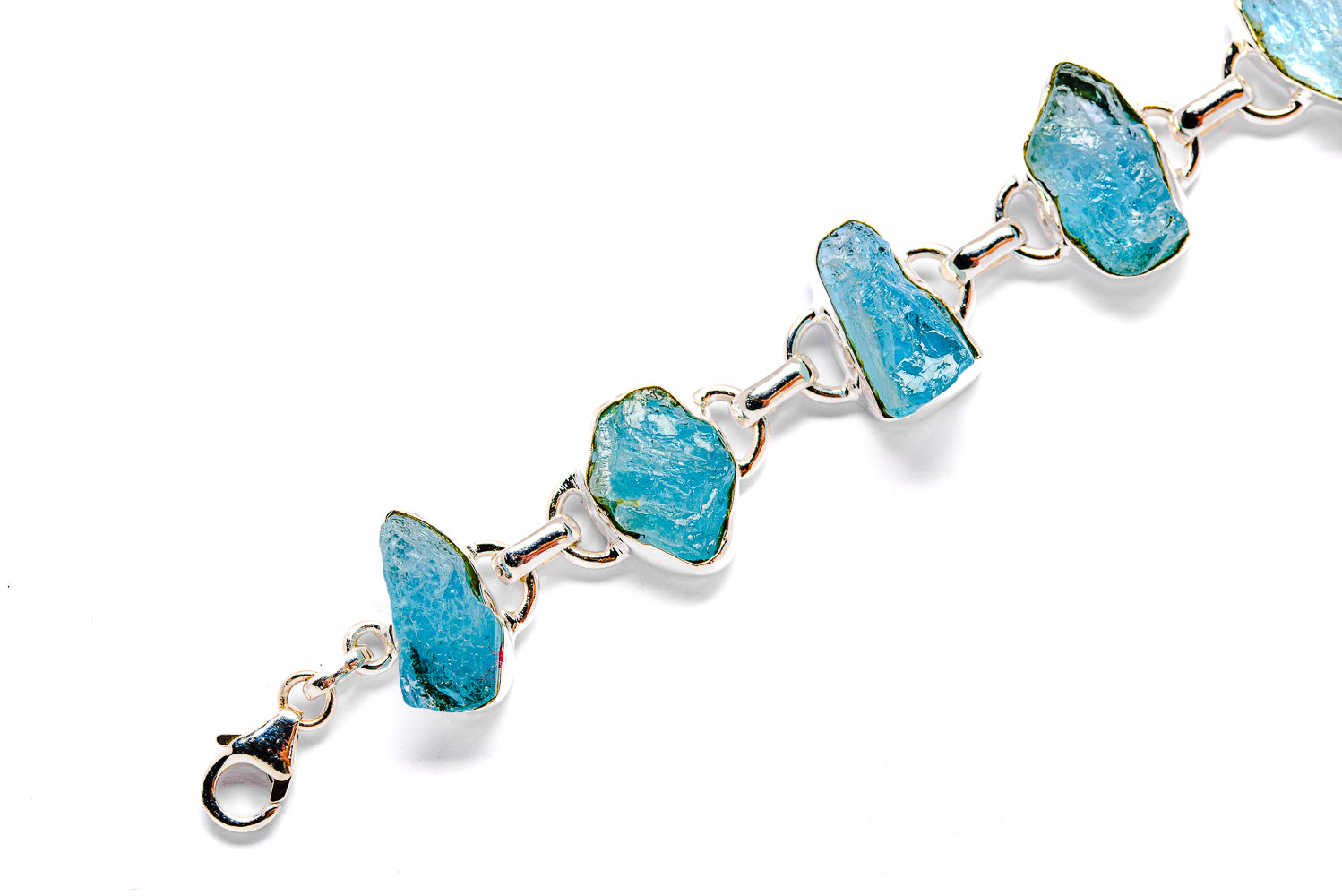 Aquamarine Bracelets handcrafted by Anasilvercos - BR90031 - Photo 3