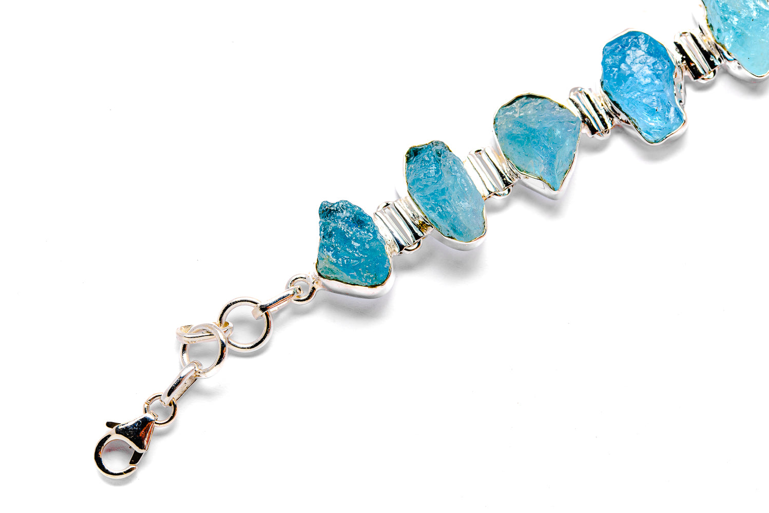 Aquamarine Bracelets handcrafted by Anasilvercos - BR90033 - Photo 3