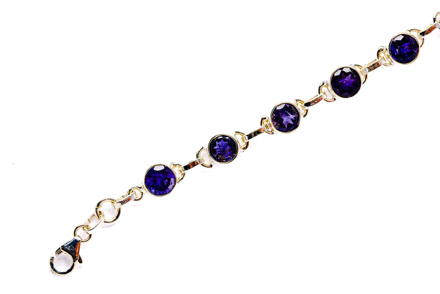 Tanzanite Bracelets handcrafted by Anasilvercos - BR90034 - Photo 3