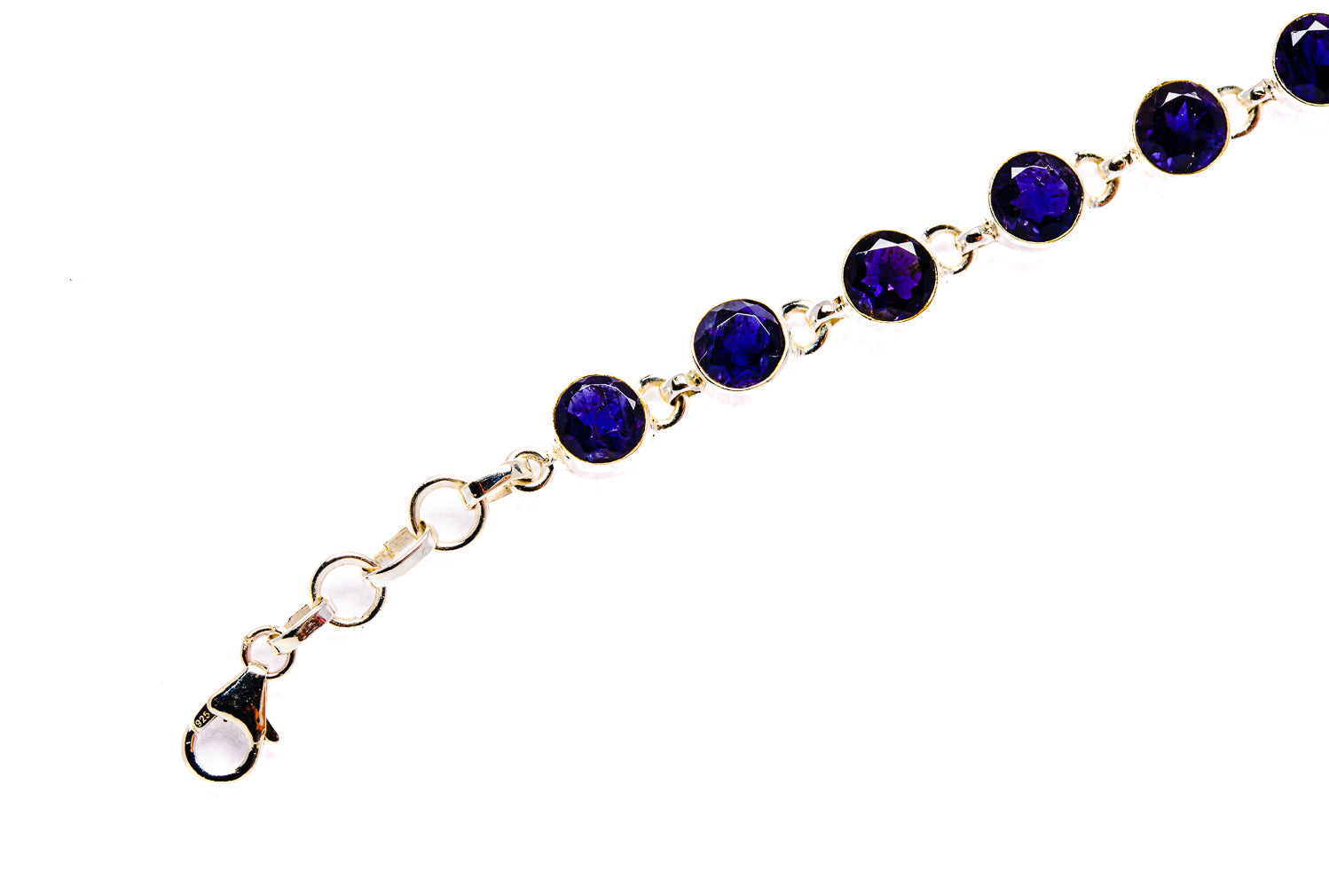 Tanzanite Bracelets handcrafted by Anasilvercos - BR90035 - Photo 3