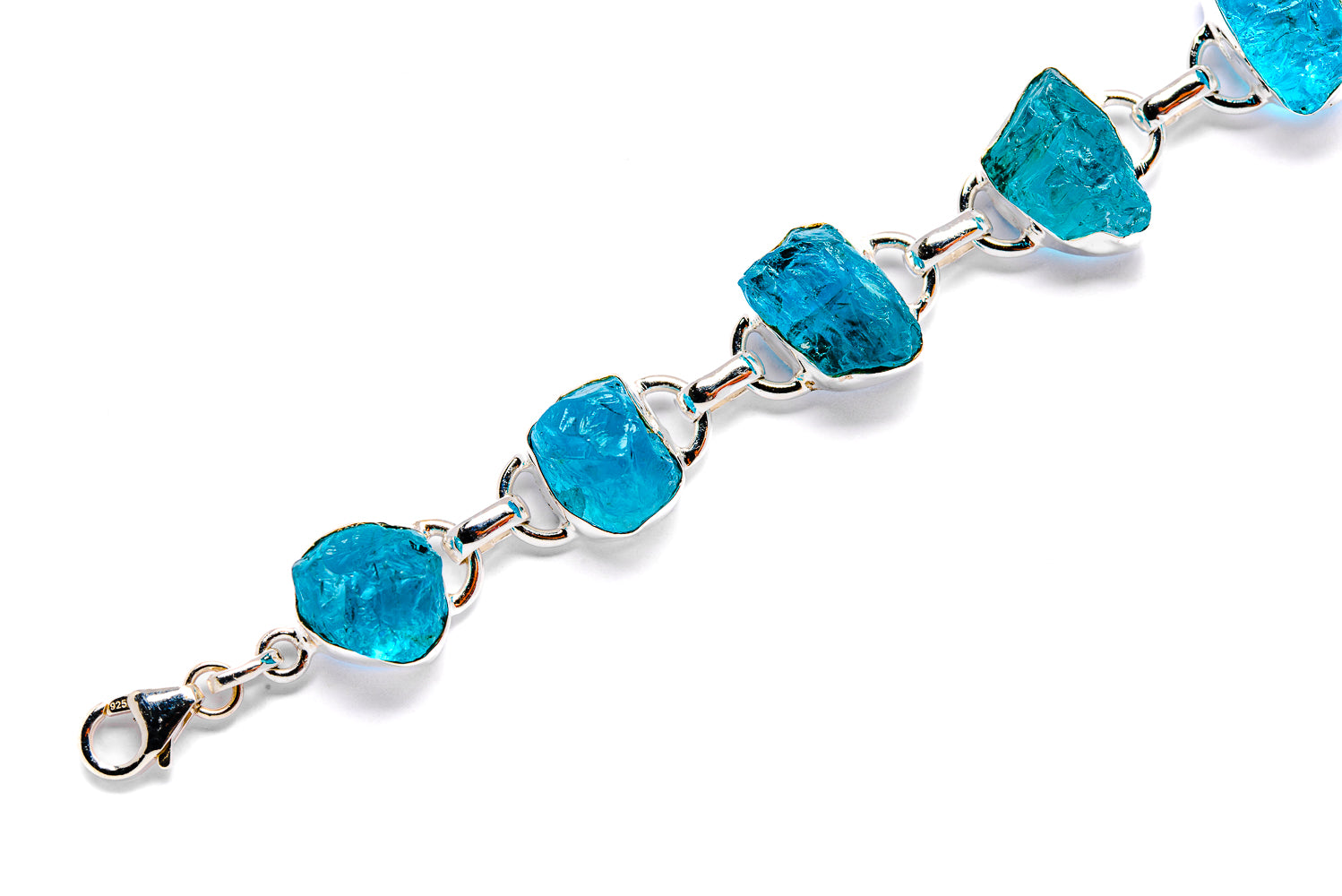 Apatite Bracelets handcrafted by Anasilvercos - BR90038 - Photo 3