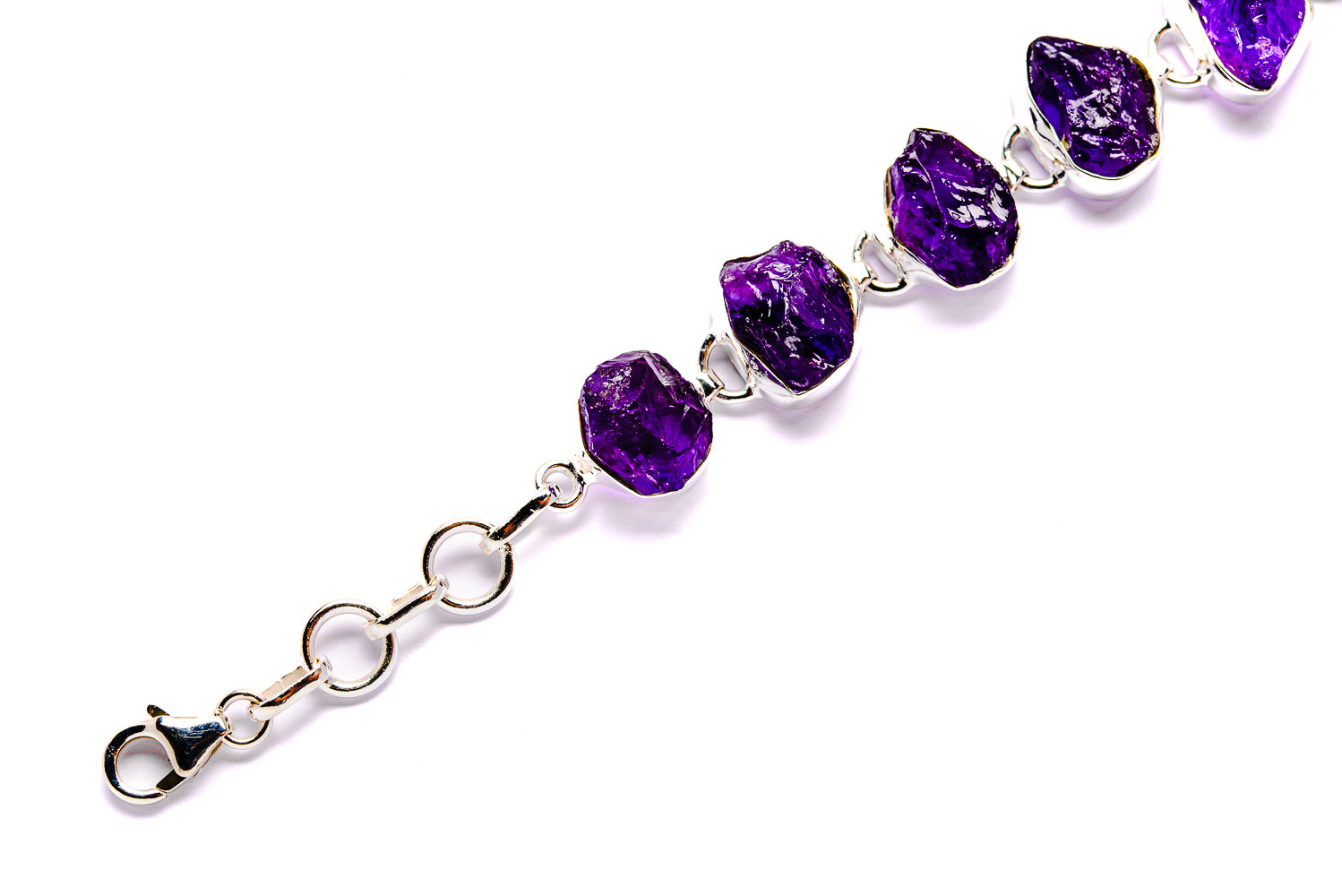 Amethyst Bracelets handcrafted by Anasilvercos - BR90039 - Photo 3