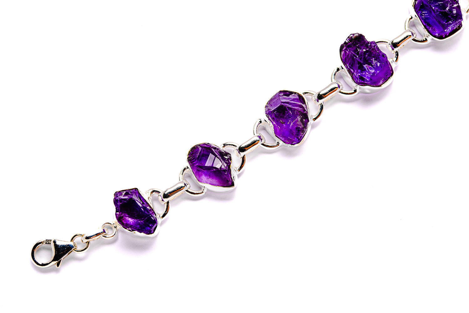 Amethyst Bracelets handcrafted by Anasilvercos - BR90040 - Photo 3