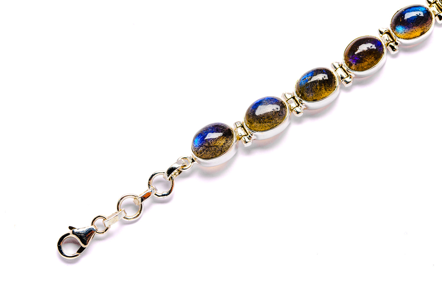 Labradorite Bracelets handcrafted by Anasilvercos - BR90043 - Photo 3