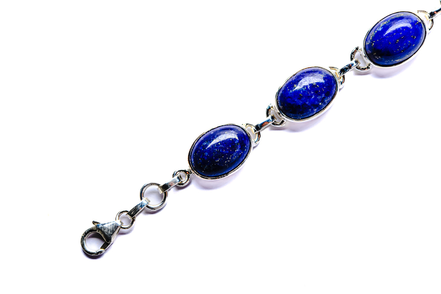 Lapis Lazuli Bracelets handcrafted by Anasilvercos - BR90049