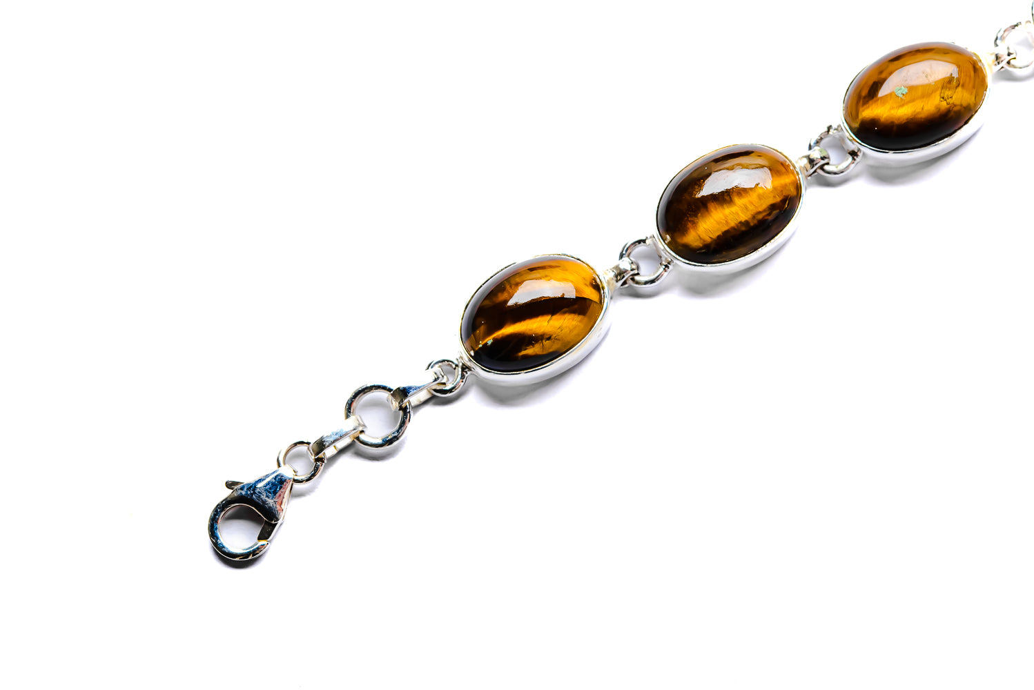 Tiger Eye Bracelets handcrafted by Anasilvercos - BR90052