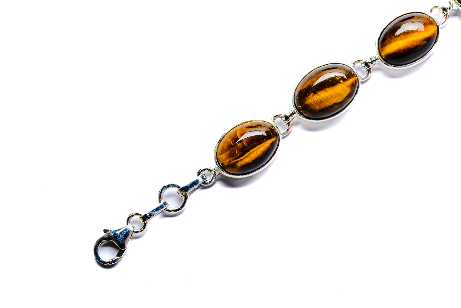 Tiger Eye Bracelets handcrafted by Anasilvercos - BR90056