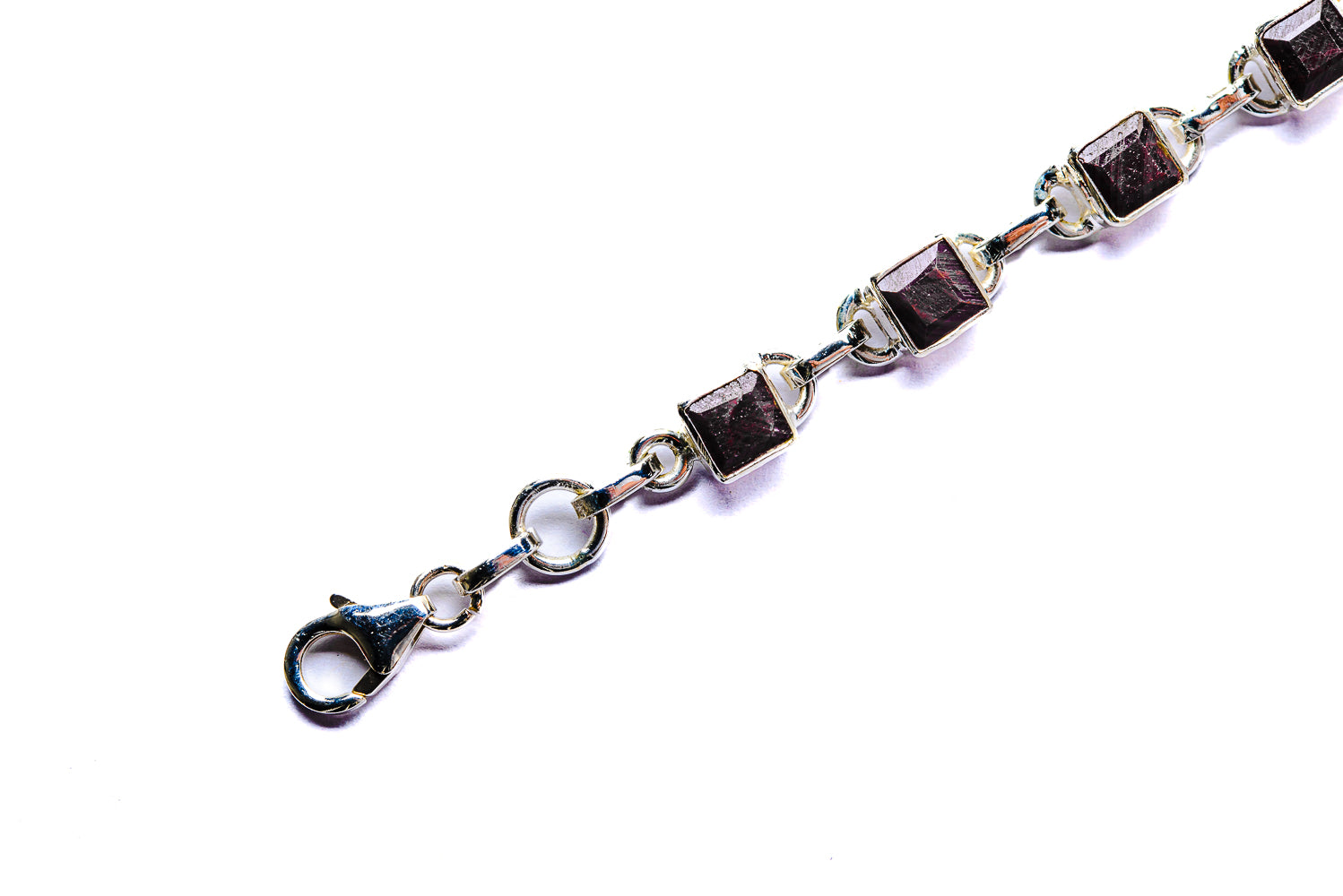 Ruby Bracelets handcrafted by Anasilvercos - BR90062