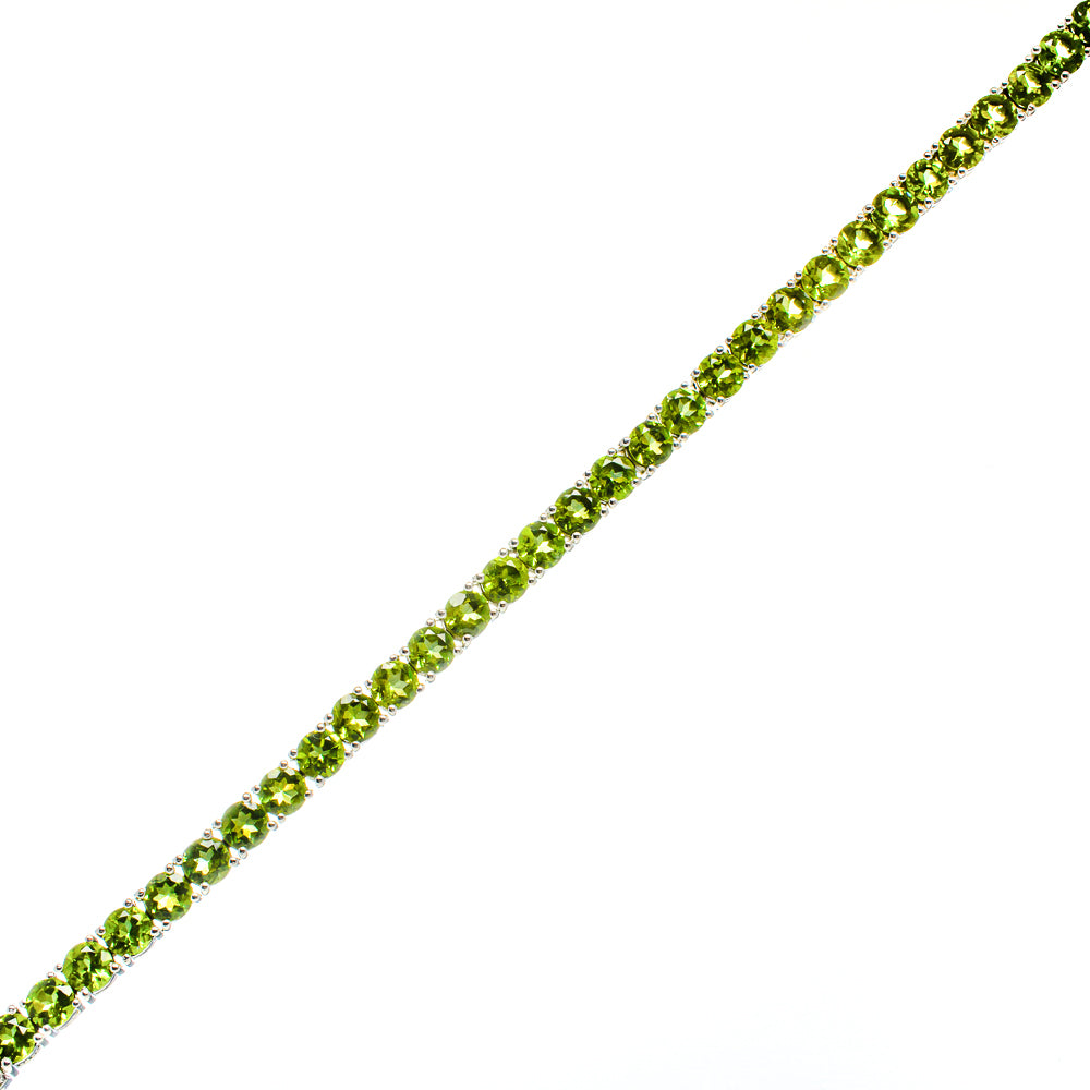 Peridot Bracelets handcrafted by Anasilvercos - BR876345