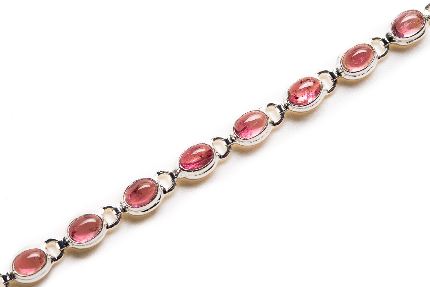 Pink Tourmaline Bracelets handcrafted by Anasilvercos - BR876364
