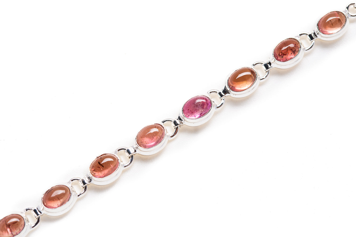 Pink Tourmaline Bracelets handcrafted by Anasilvercos - BR876365