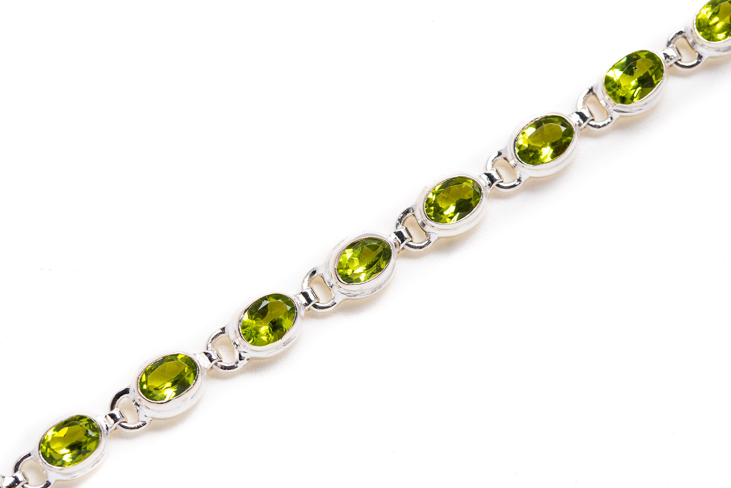 Peridot Bracelets handcrafted by Anasilvercos - BR876369