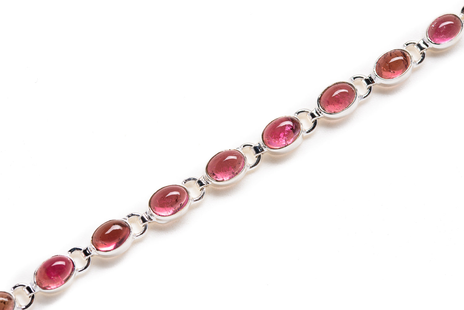 Pink Tourmaline Bracelets handcrafted by Anasilvercos - BR876370
