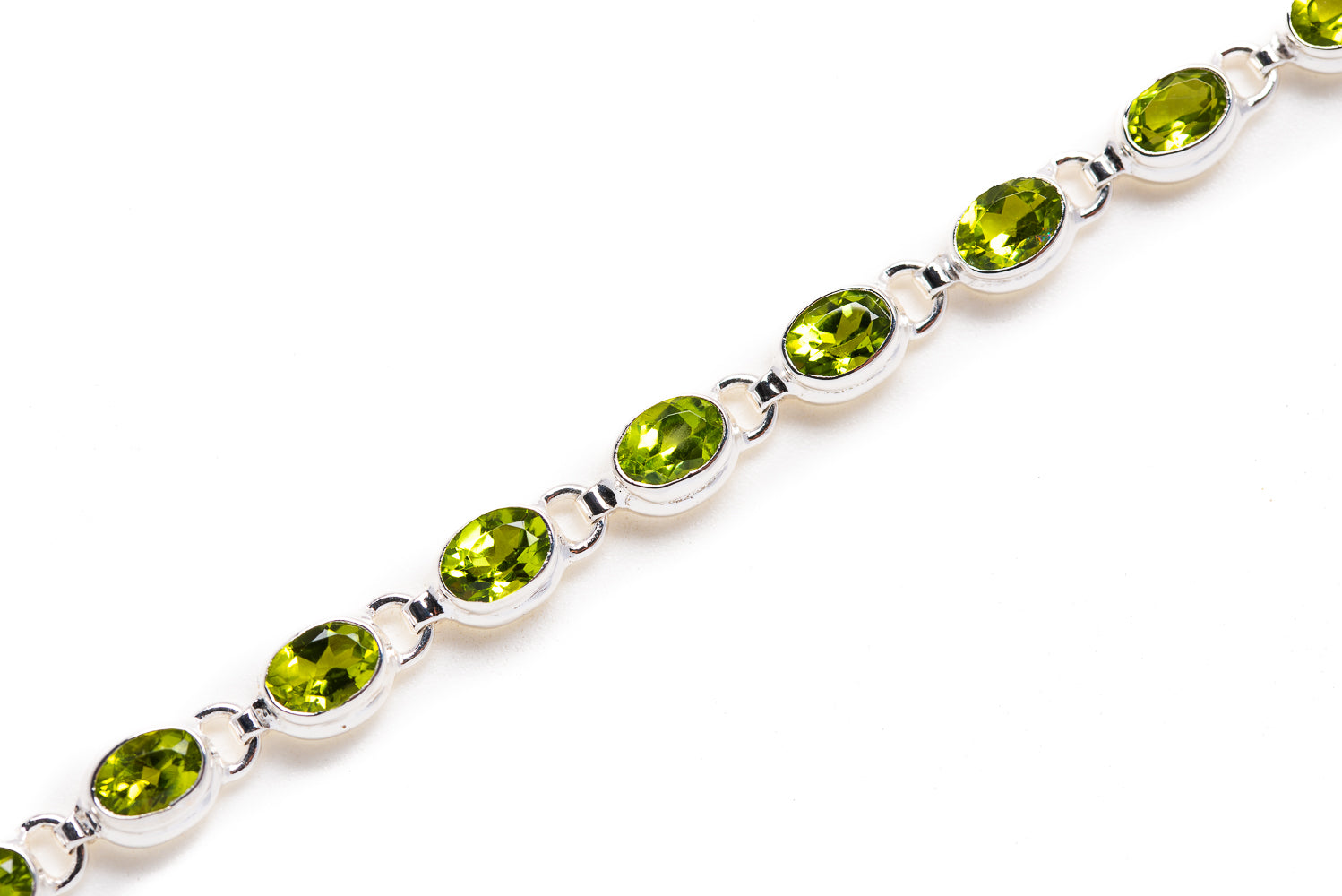 Peridot Bracelets handcrafted by Anasilvercos - BR876376