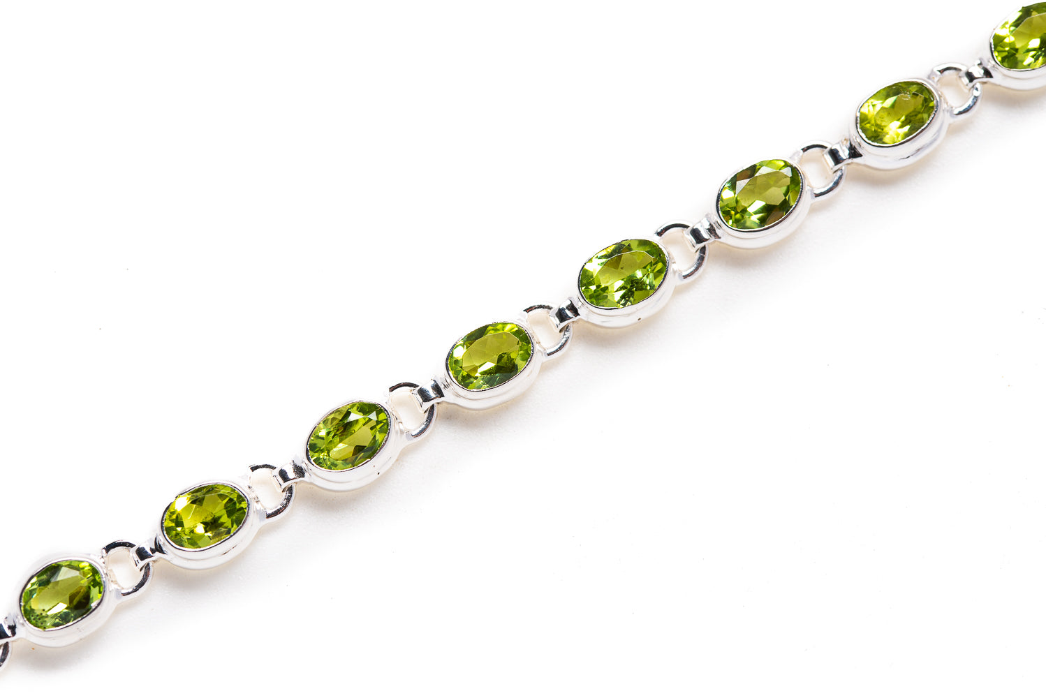 Peridot Bracelets handcrafted by Anasilvercos - BR876377