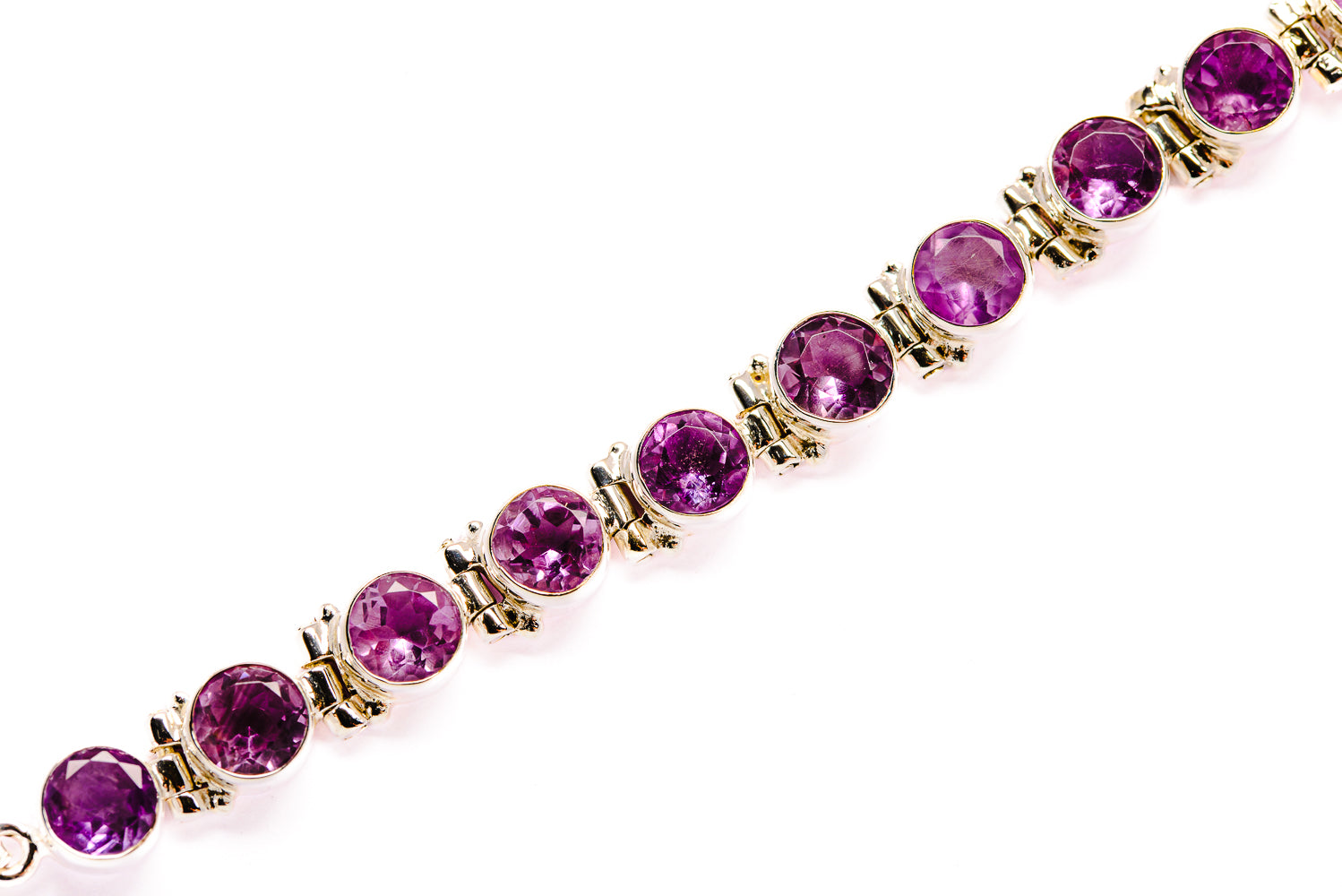 Amethyst Bracelets handcrafted by Anasilvercos - BR876386
