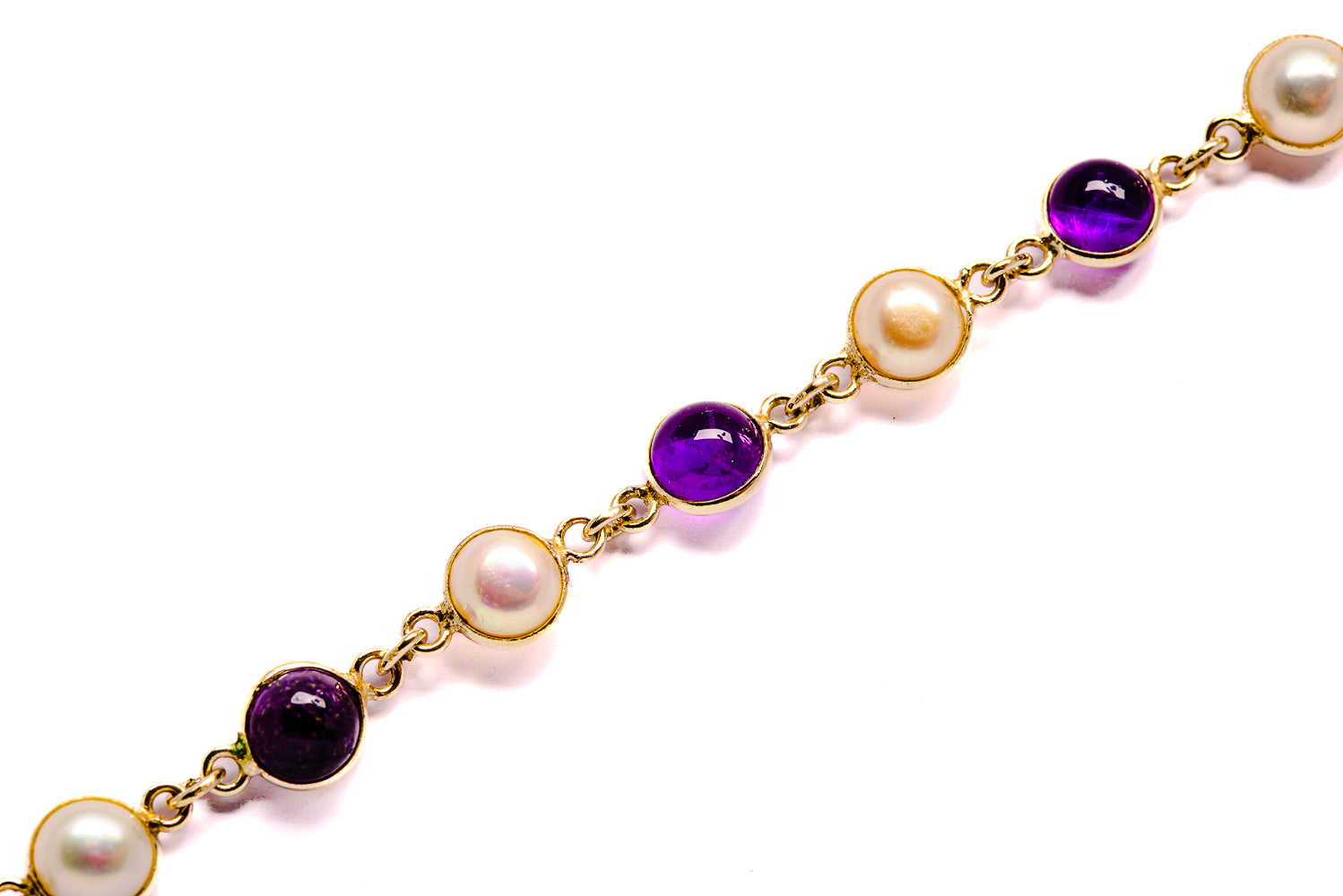 Amethyst Bracelets handcrafted by Anasilvercos - BR90016