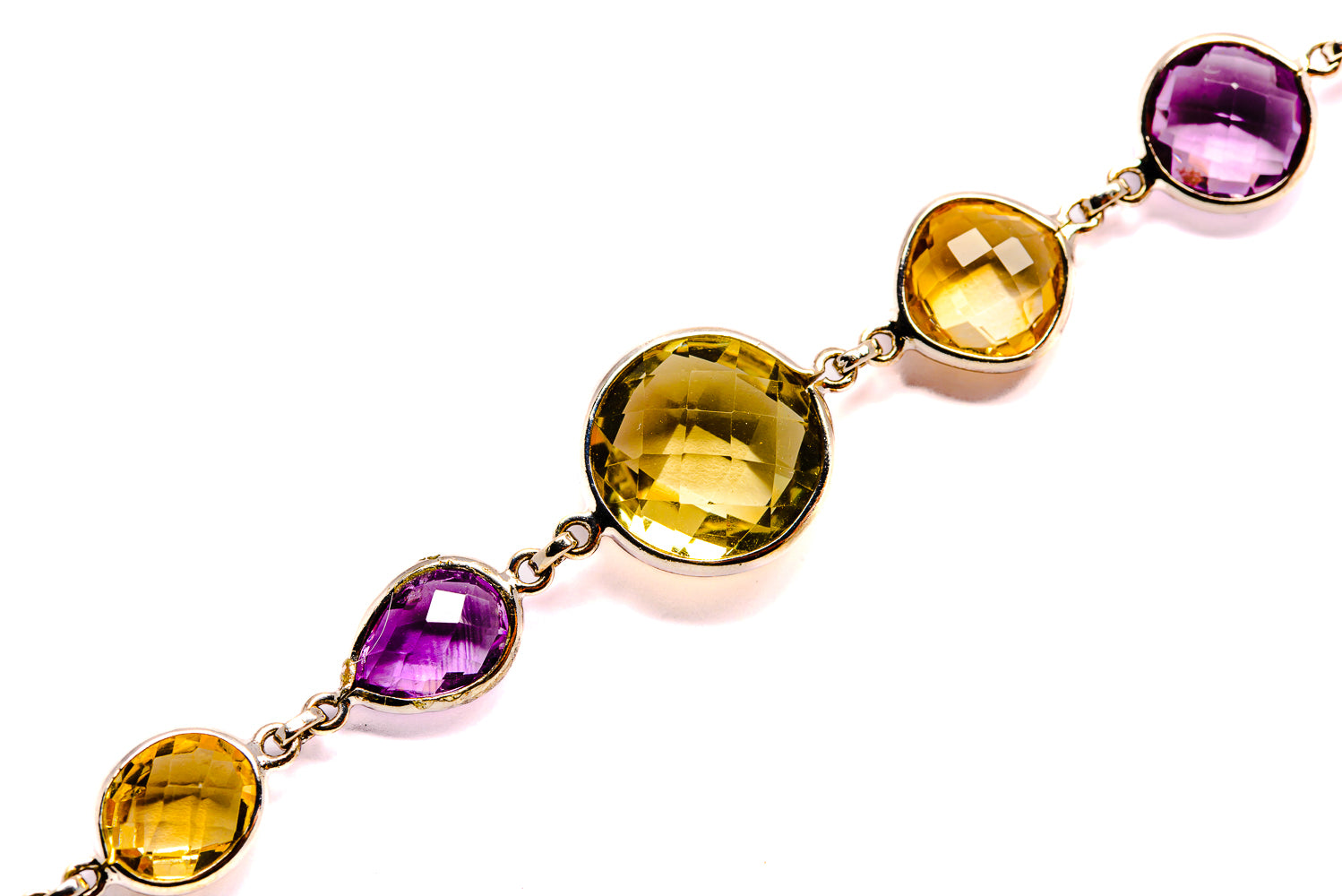 Citrine Bracelets handcrafted by Anasilvercos - BR90017