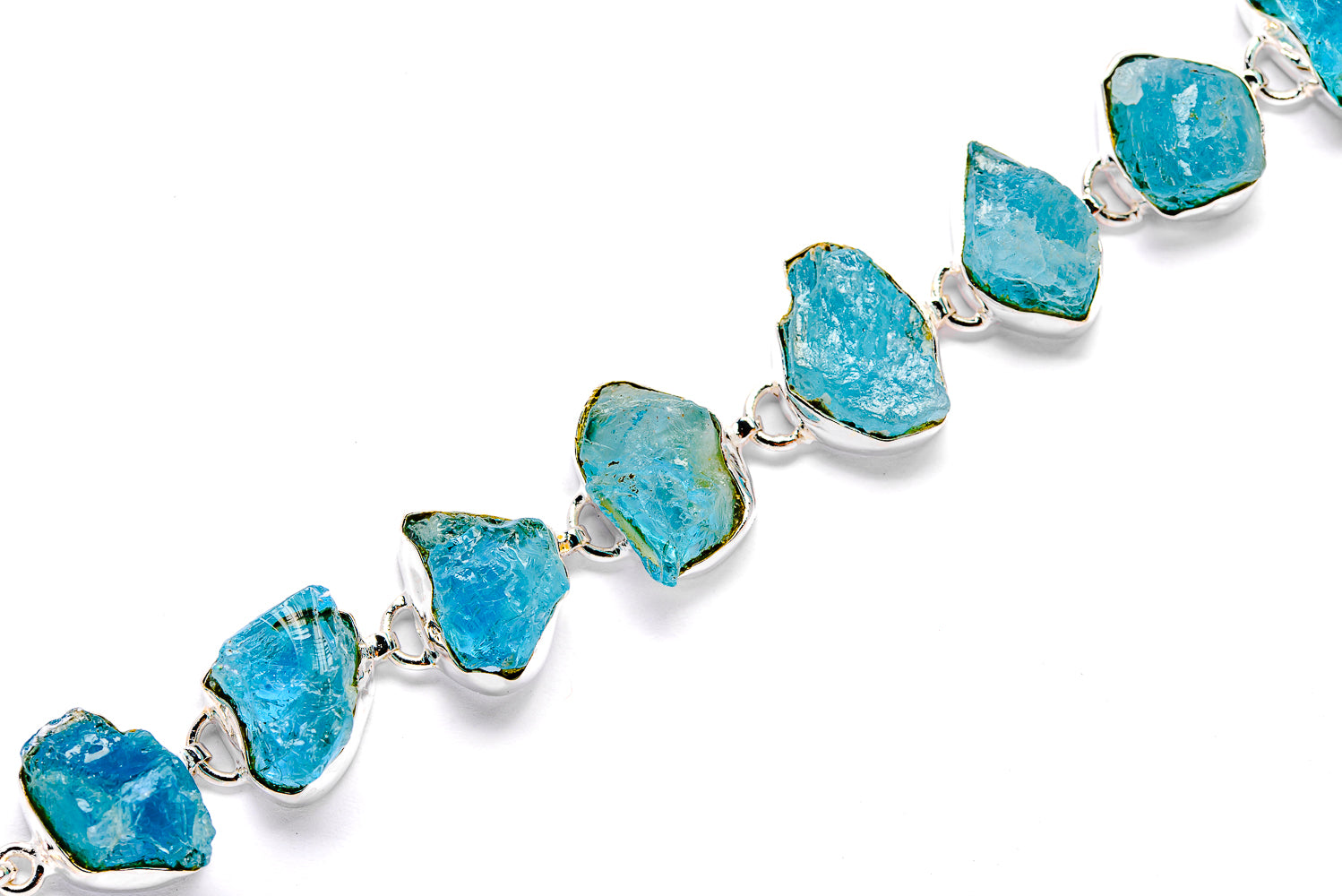 Aquamarine Bracelets handcrafted by Anasilvercos - BR90032