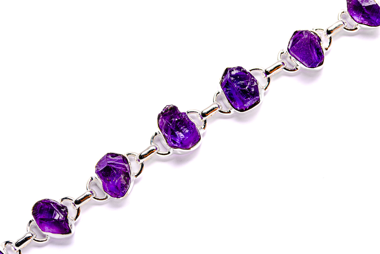Amethyst Bracelets handcrafted by Anasilvercos - BR90040 - Photo 2