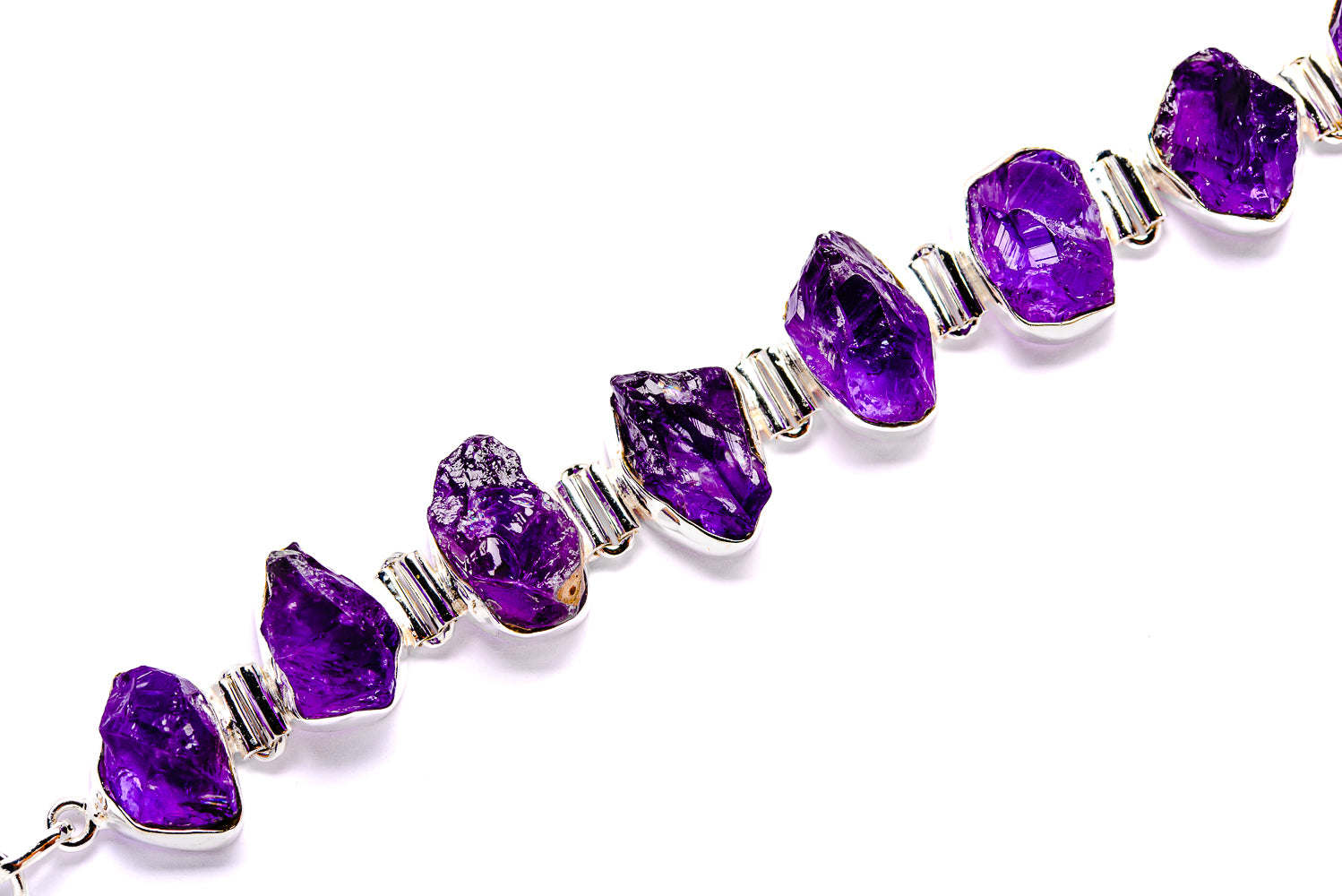 Amethyst Bracelets handcrafted by Anasilvercos - BR90041