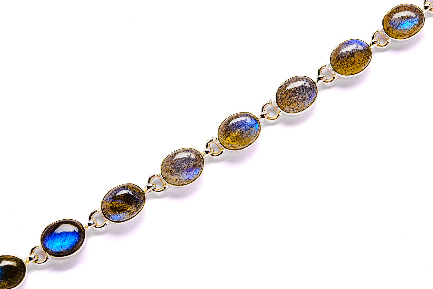 Labradorite Bracelets handcrafted by Anasilvercos - BR90045