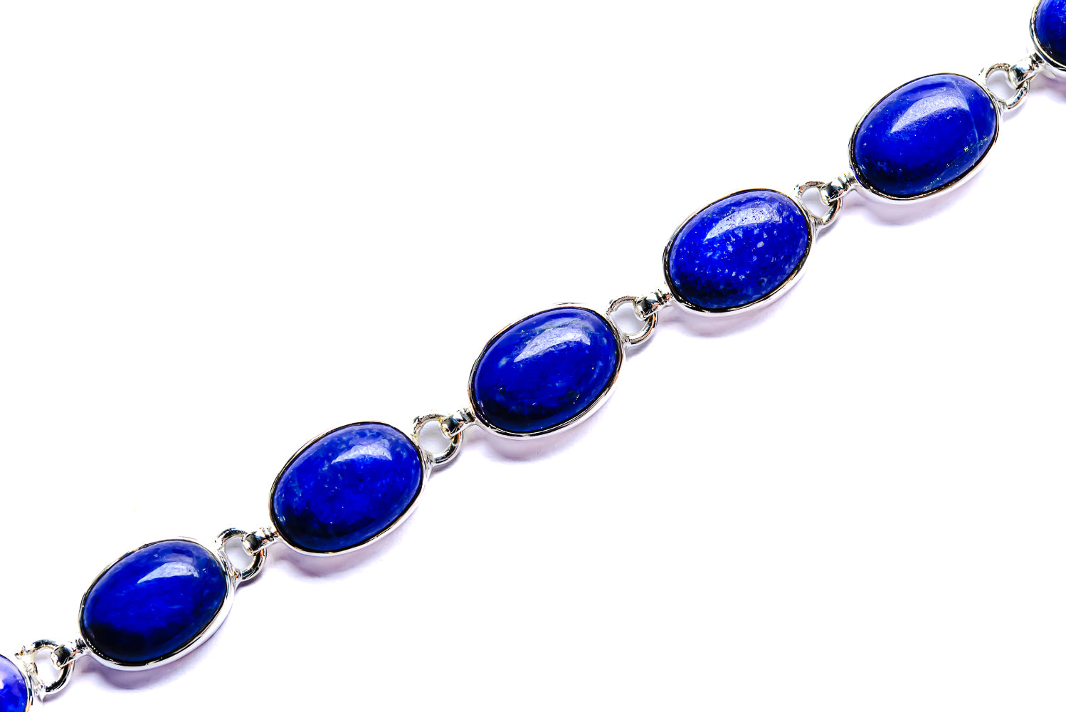 Lapis Lazuli Bracelets handcrafted by Anasilvercos - BR90050 - Photo 2