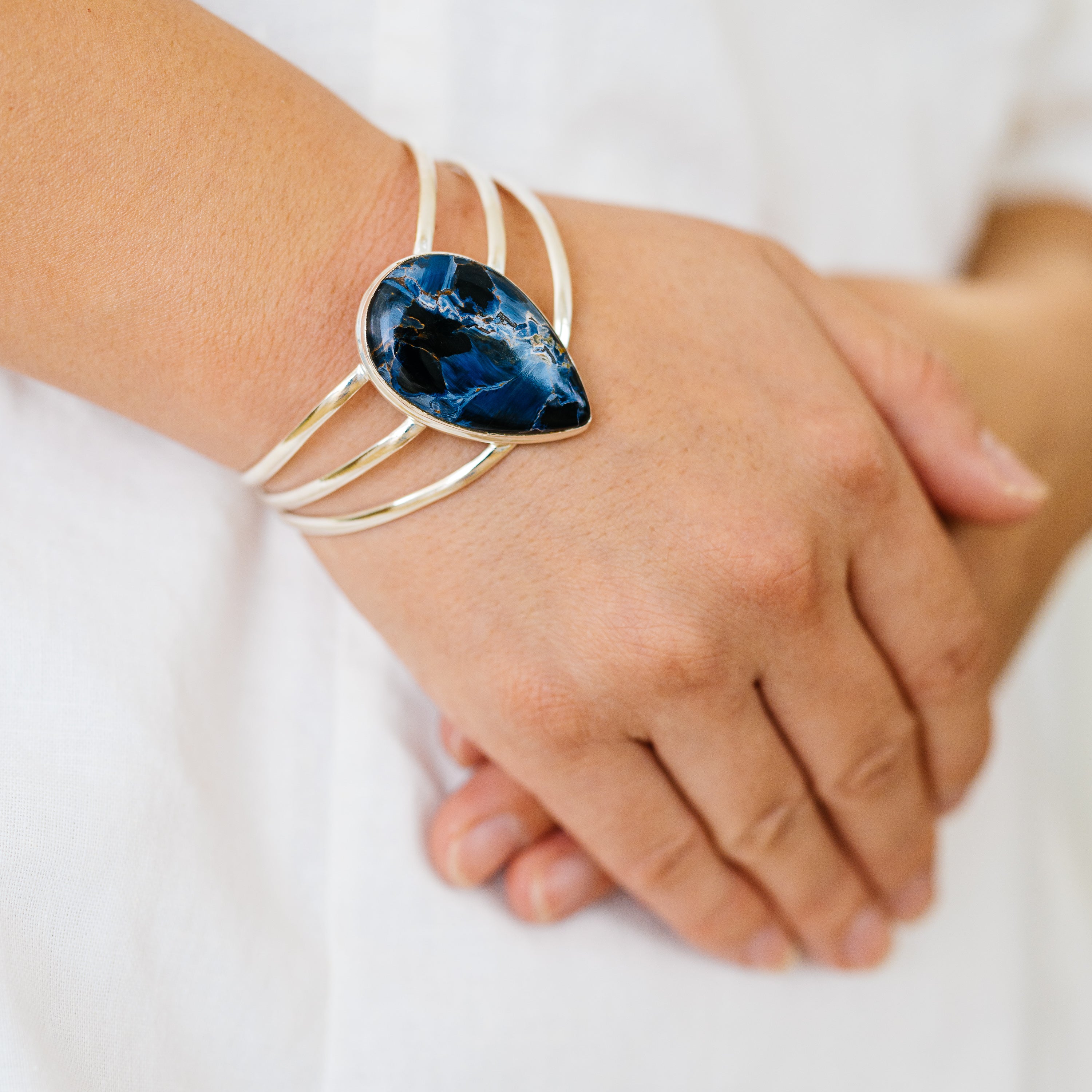 Pietersite Bracelets handcrafted by Anasilvercos - BR90067 - Photo 2