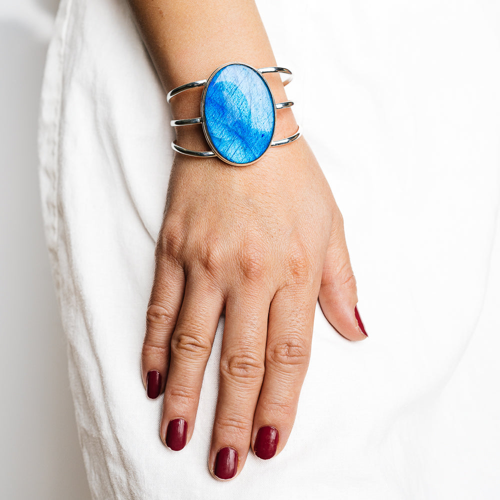 Labradorite Bracelets handcrafted by Anasilvercos - BR90099 - Photo 2