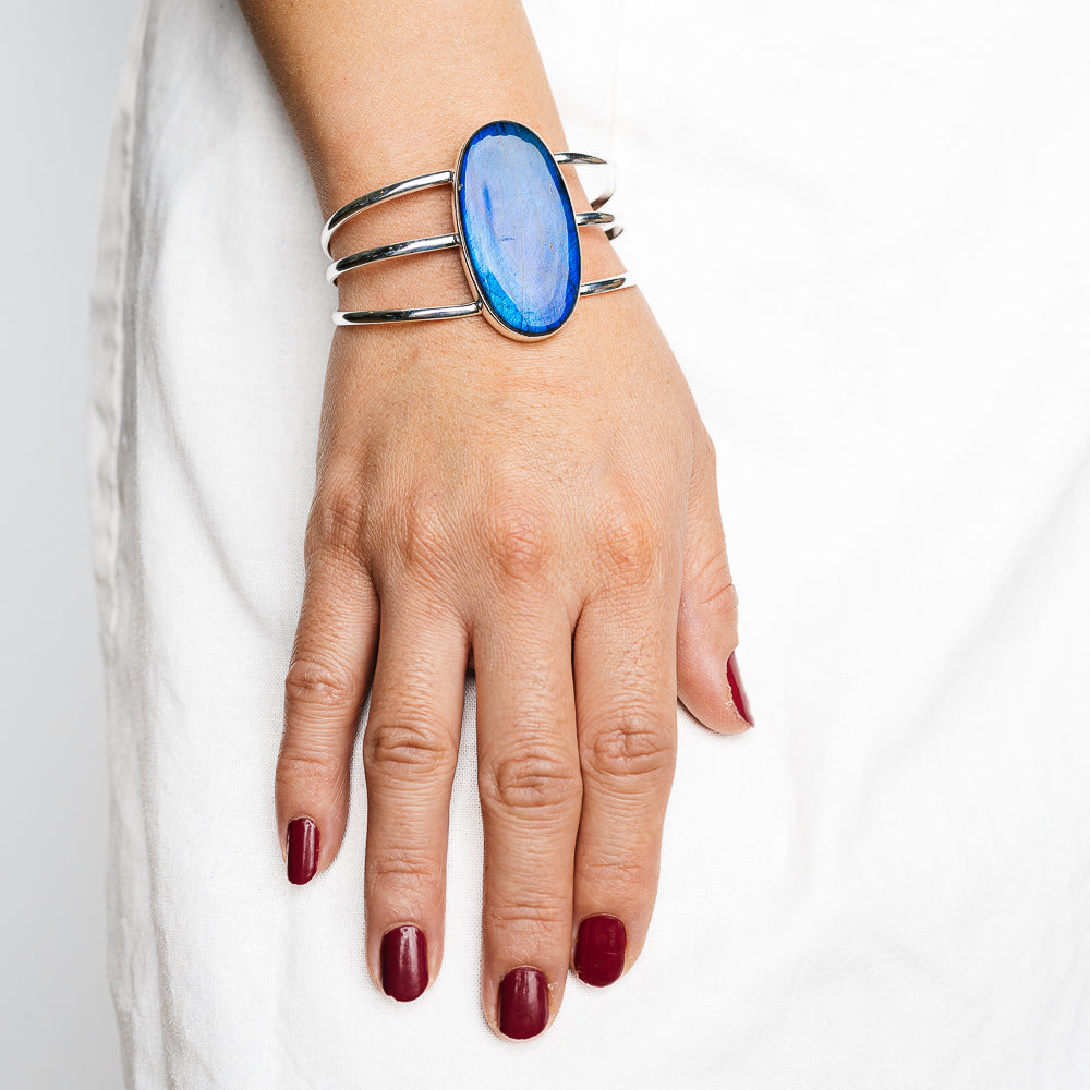 Labradorite Bracelets handcrafted by Anasilvercos - BR90105 - Photo 2